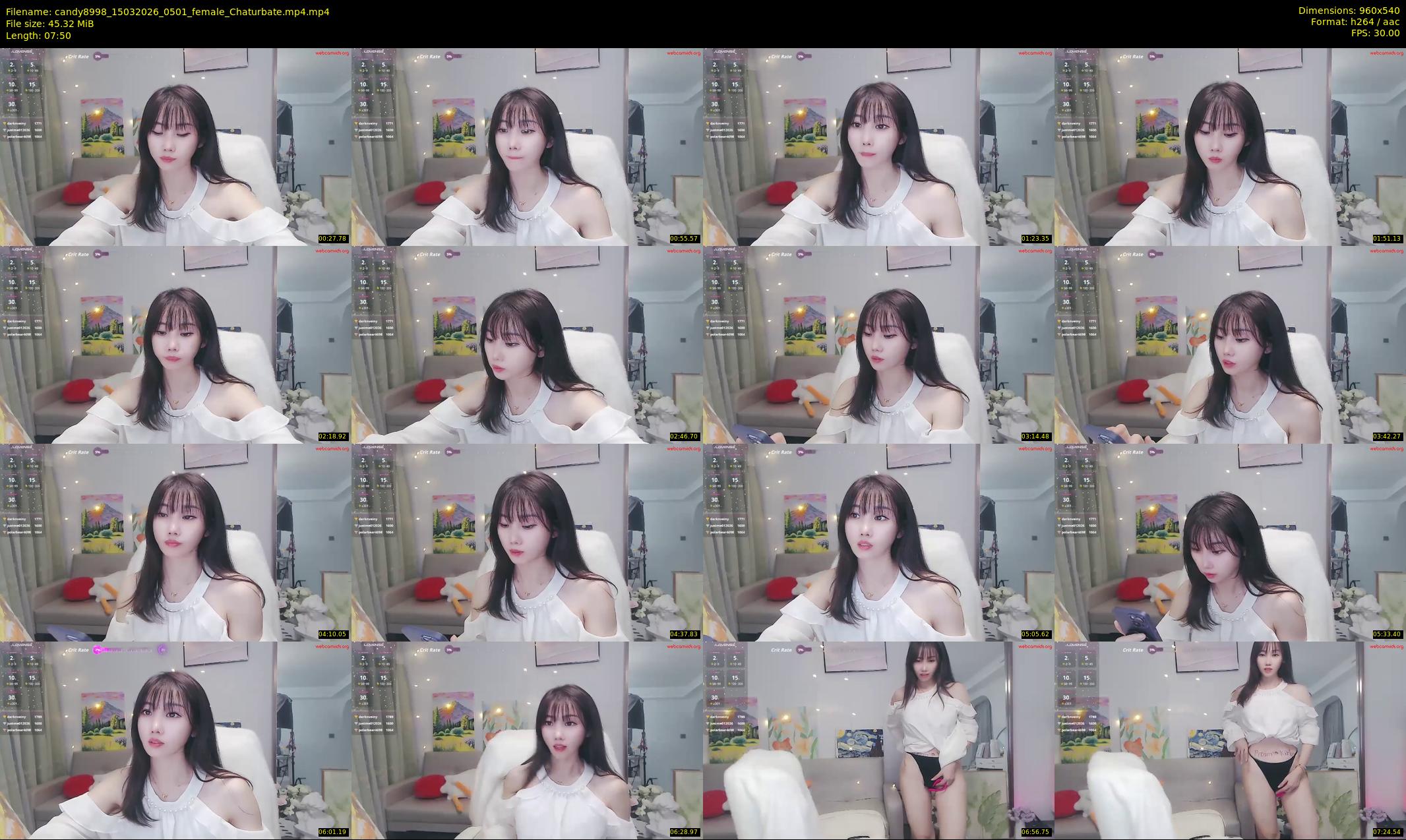 candy8998 — 8 minute Chaturbate female cam show recording, 480p, Mar 15, 2026