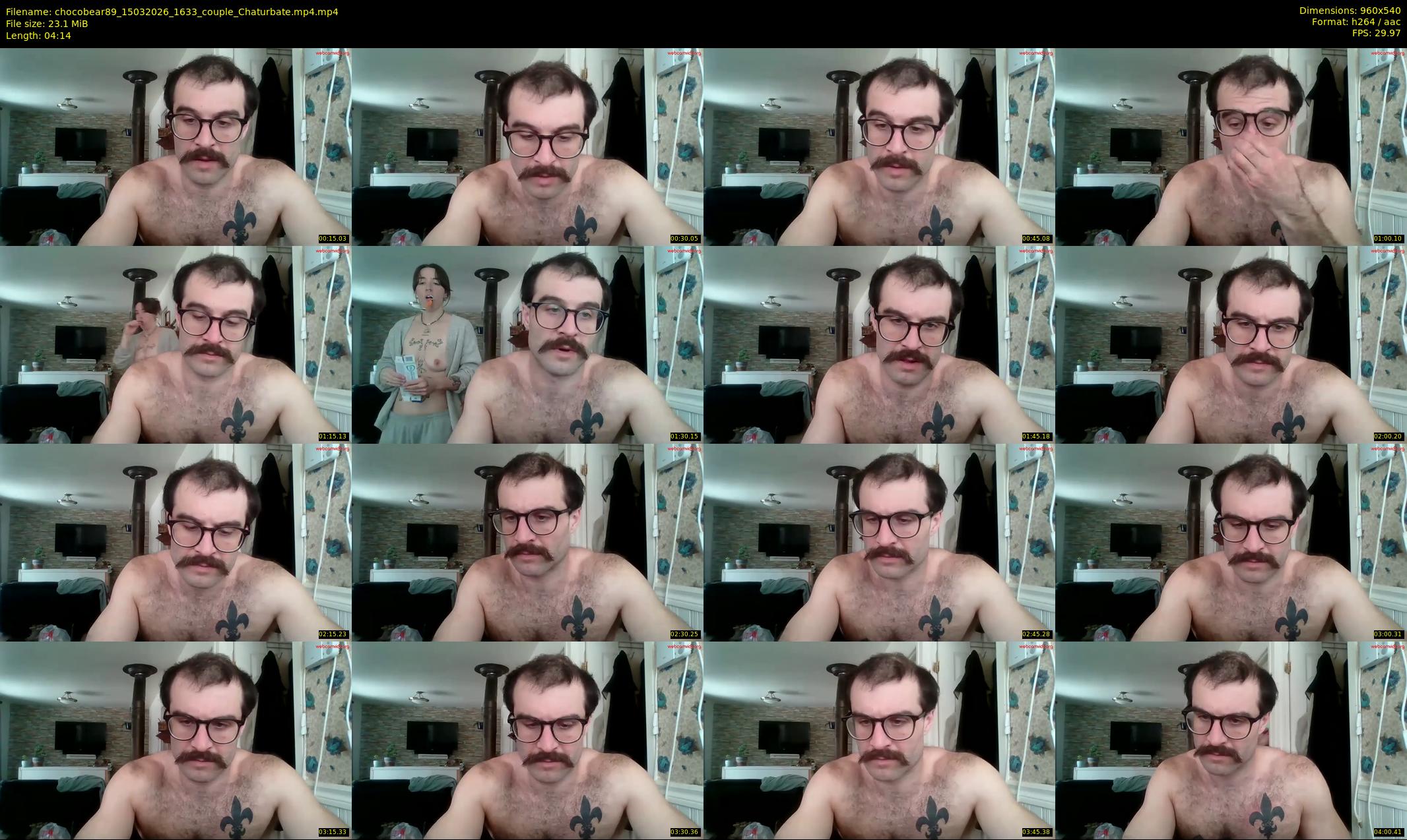chocobear89 — 5 minute Chaturbate couple cam show recording, 480p, Mar 15, 2026