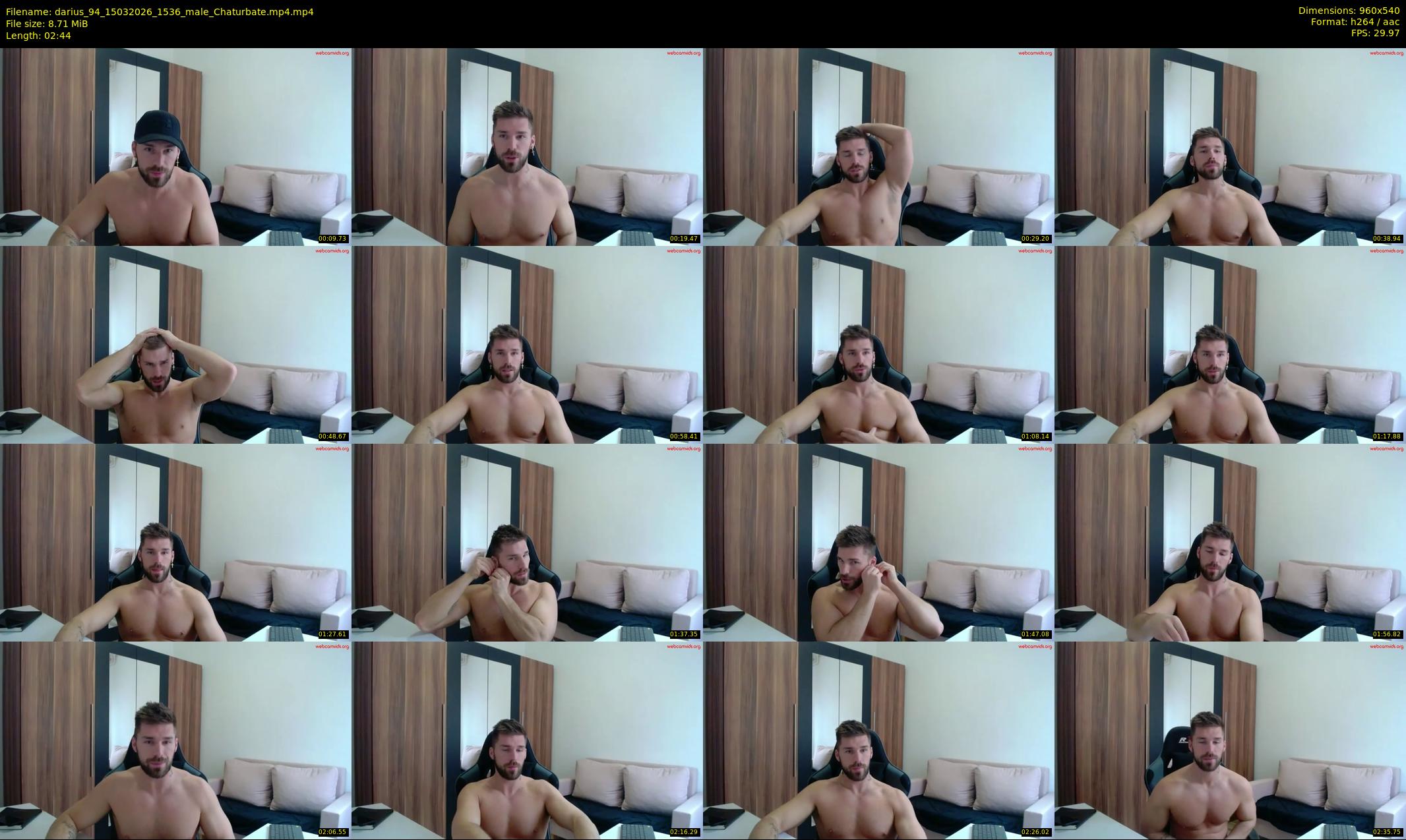 darius_94 — 3 minute Chaturbate male cam show recording, 480p, Mar 15, 2026
