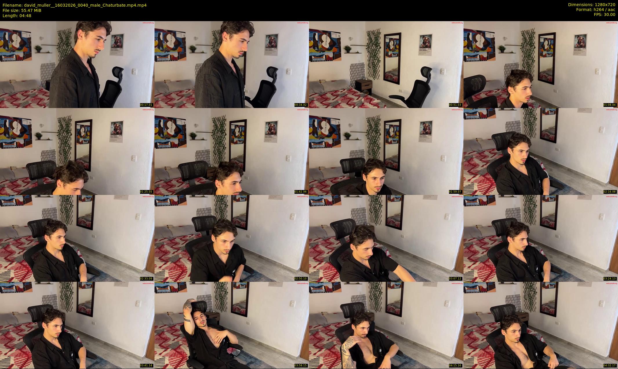 david_muller_ — 5 minute Chaturbate male cam show recording, 720p, Mar 16, 2026