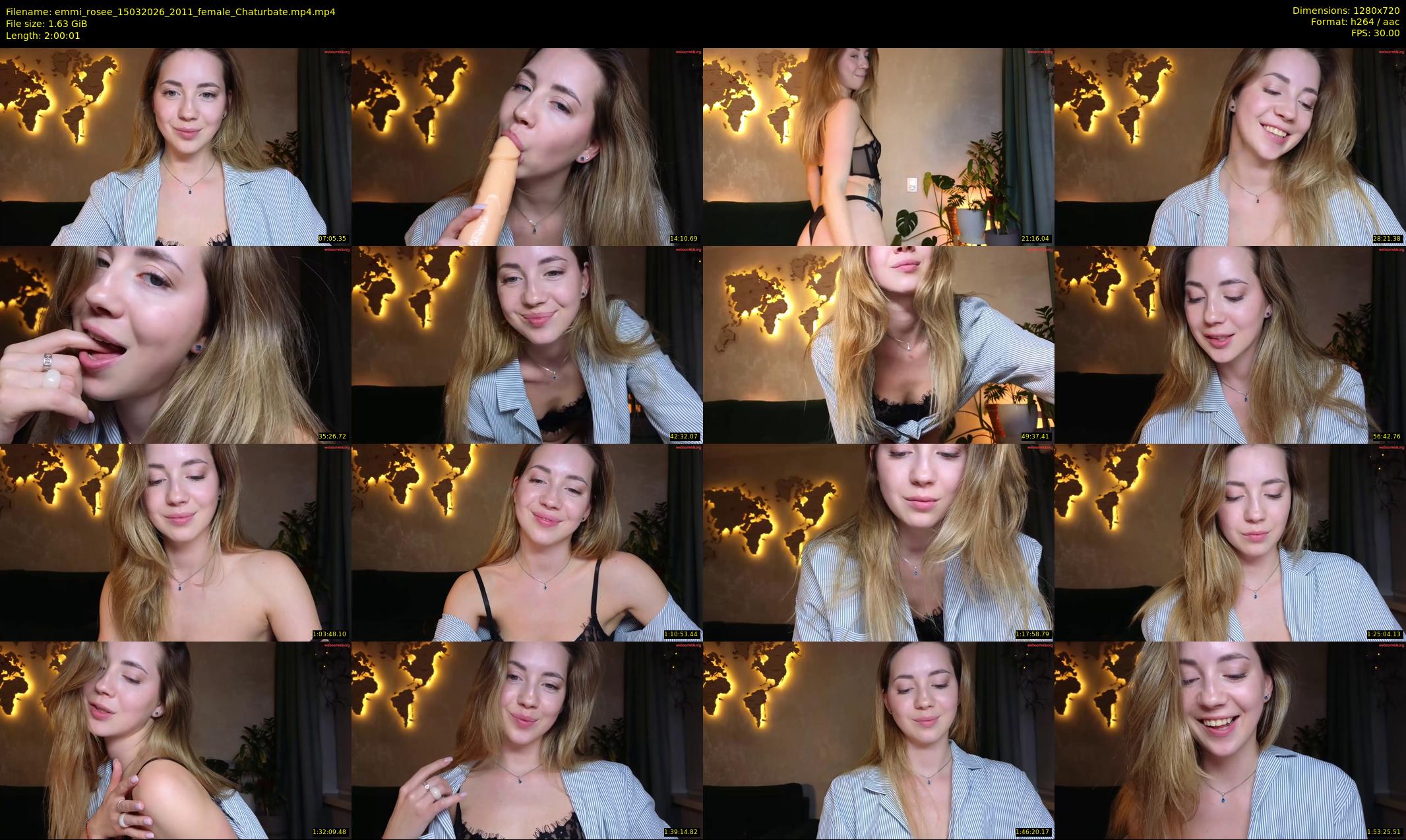 emmi_rosee — 121 minute Chaturbate female cam show recording, 720p, Mar 15, 2026