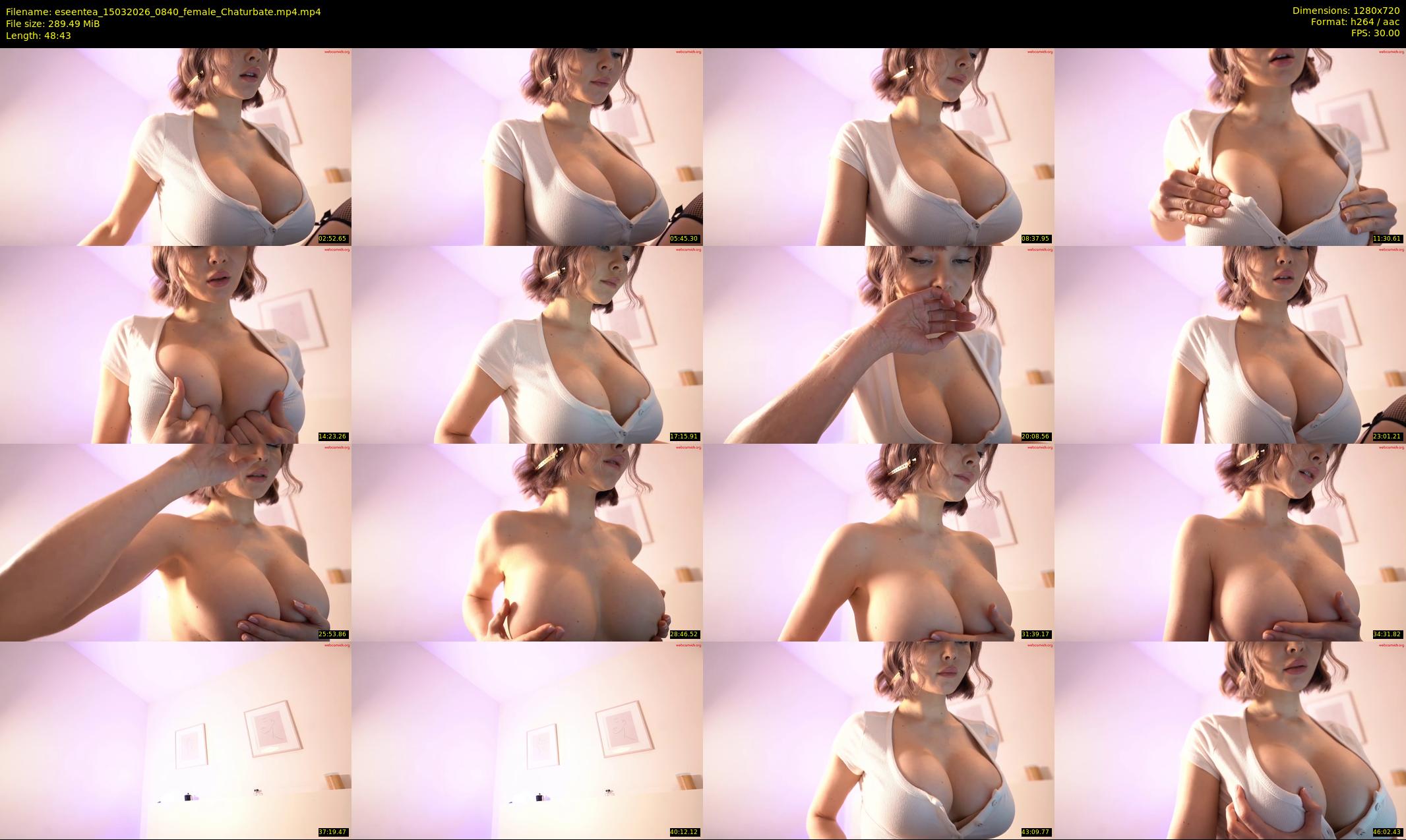 eseentea — 49 minute Chaturbate female cam show recording, 720p, Mar 15, 2026