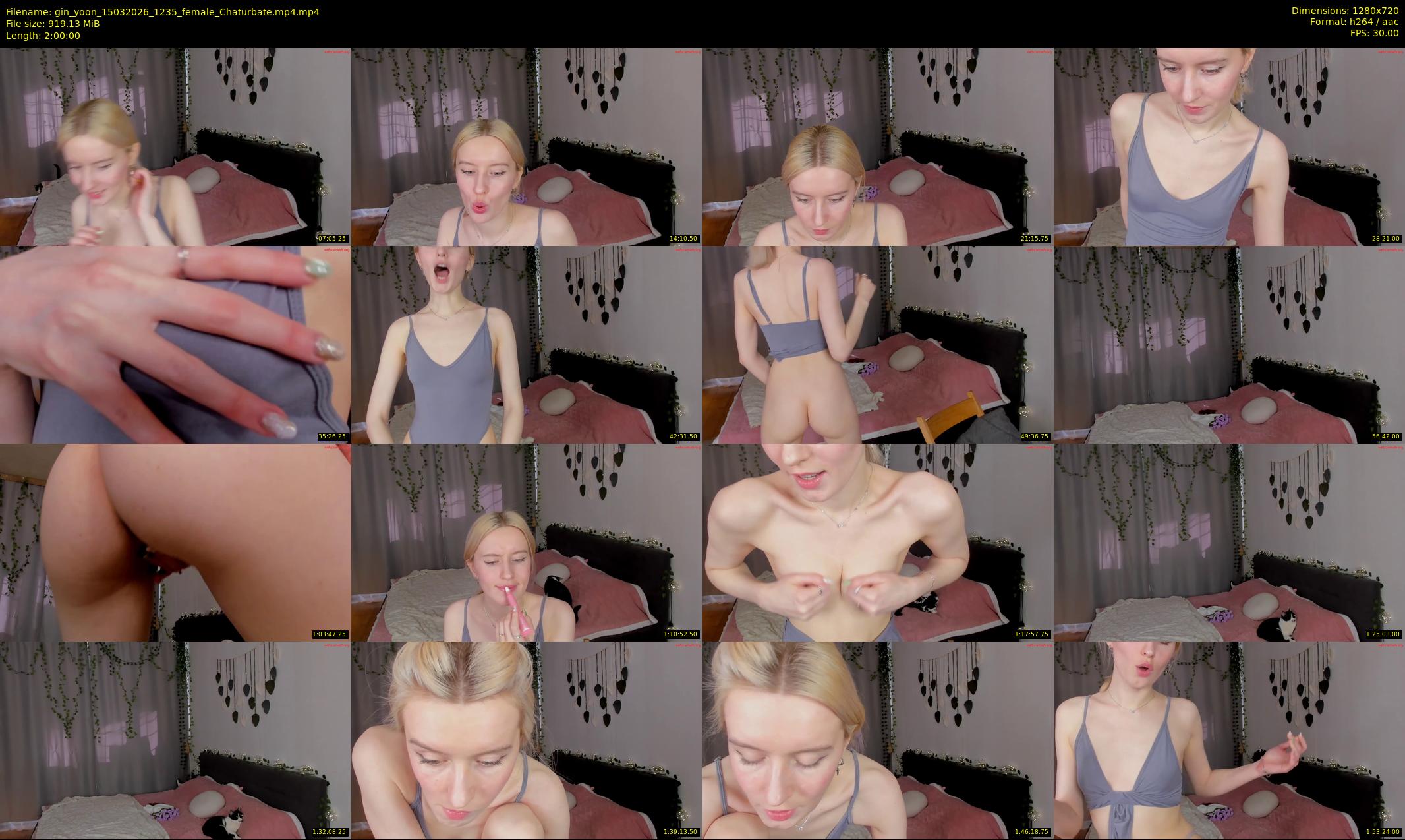 gin_yoon — 120 minute Chaturbate female cam show recording, 720p, Mar 15, 2026