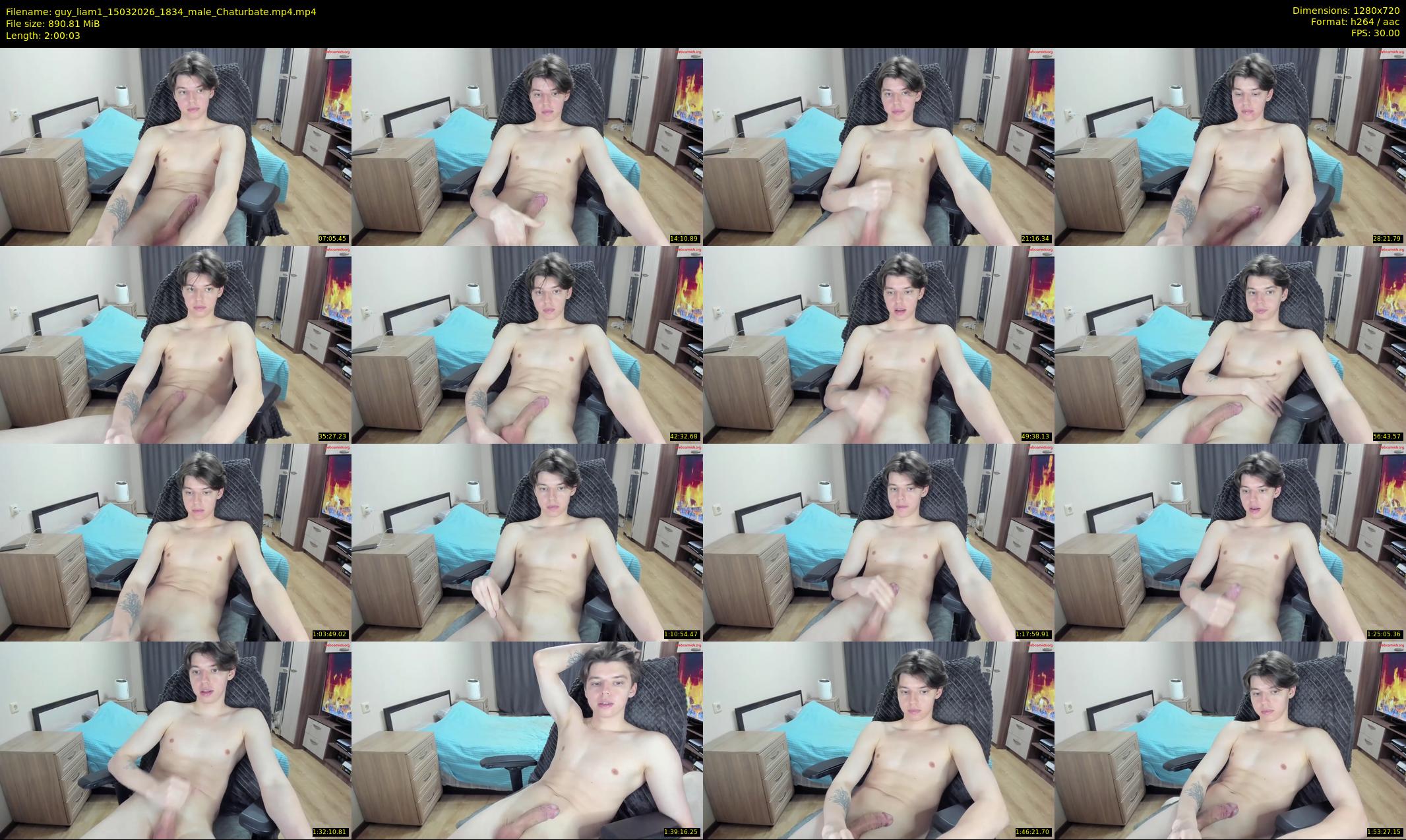 guy_liam1 — 121 minute Chaturbate male cam show recording, 720p, Mar 15, 2026
