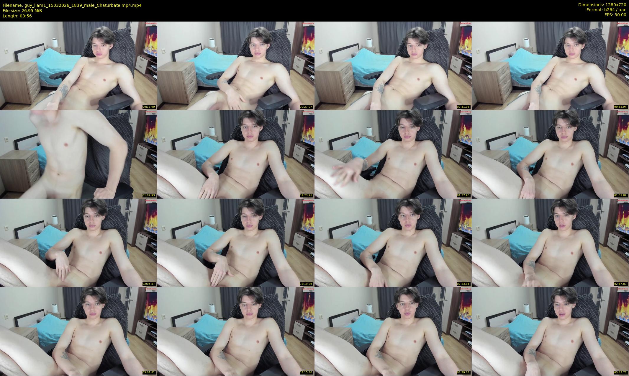 guy_liam1 — 4 minute Chaturbate male cam show recording, 720p, Mar 15, 2026
