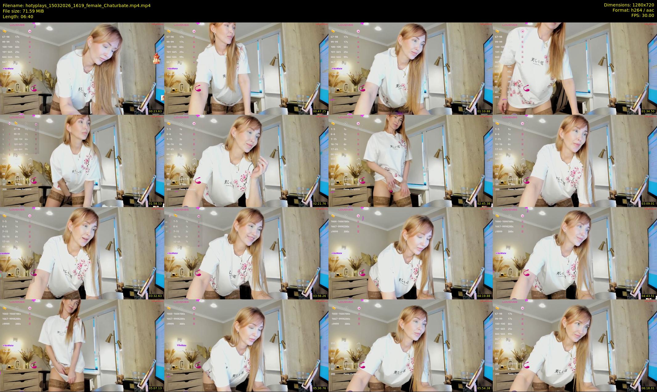 hotyplays — 7 minute Chaturbate female cam show recording, 720p, Mar 15, 2026