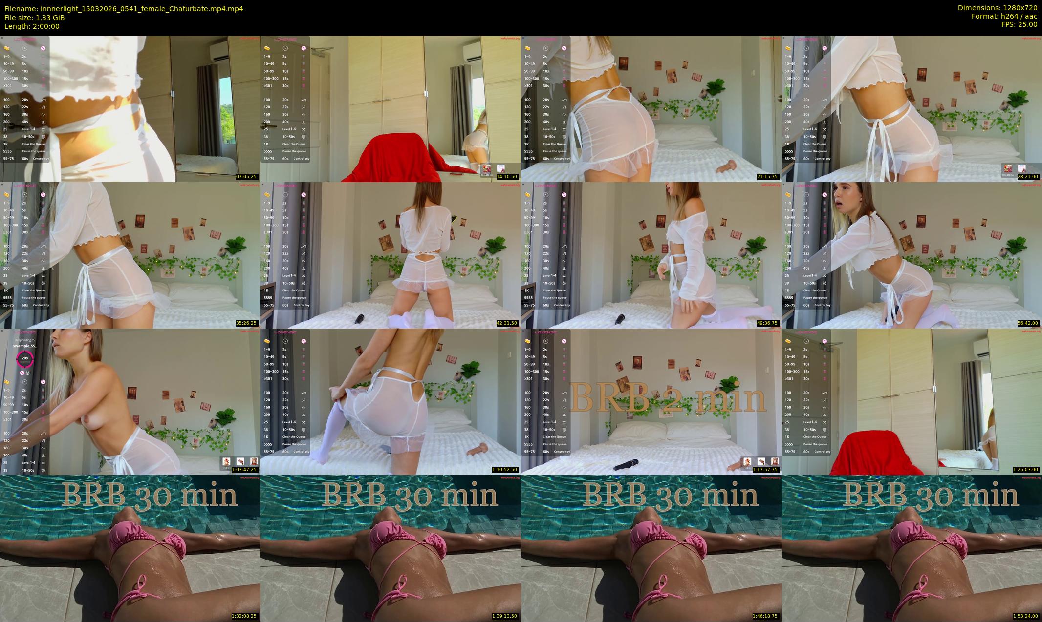 innnerlight — 120 minute Chaturbate female cam show recording, 720p, Mar 15, 2026