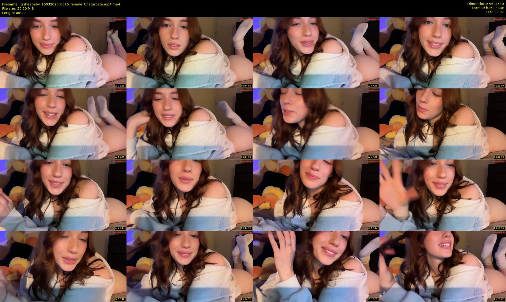 itssheababy — 7 minute Chaturbate female cam show recording, 480p, Mar 16, 2026