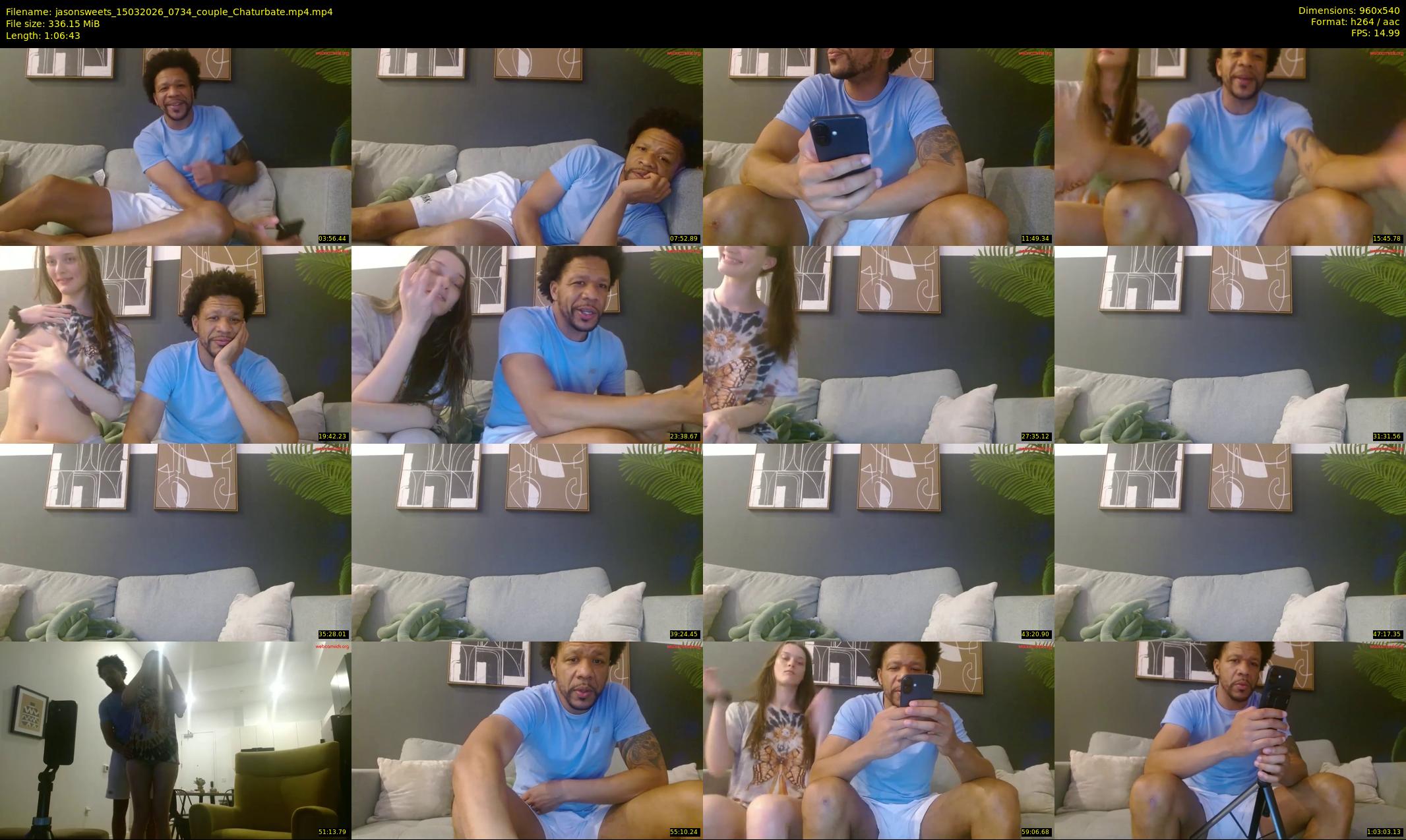jasonsweets — 67 minute Chaturbate couple cam show recording, 480p, Mar 15, 2026