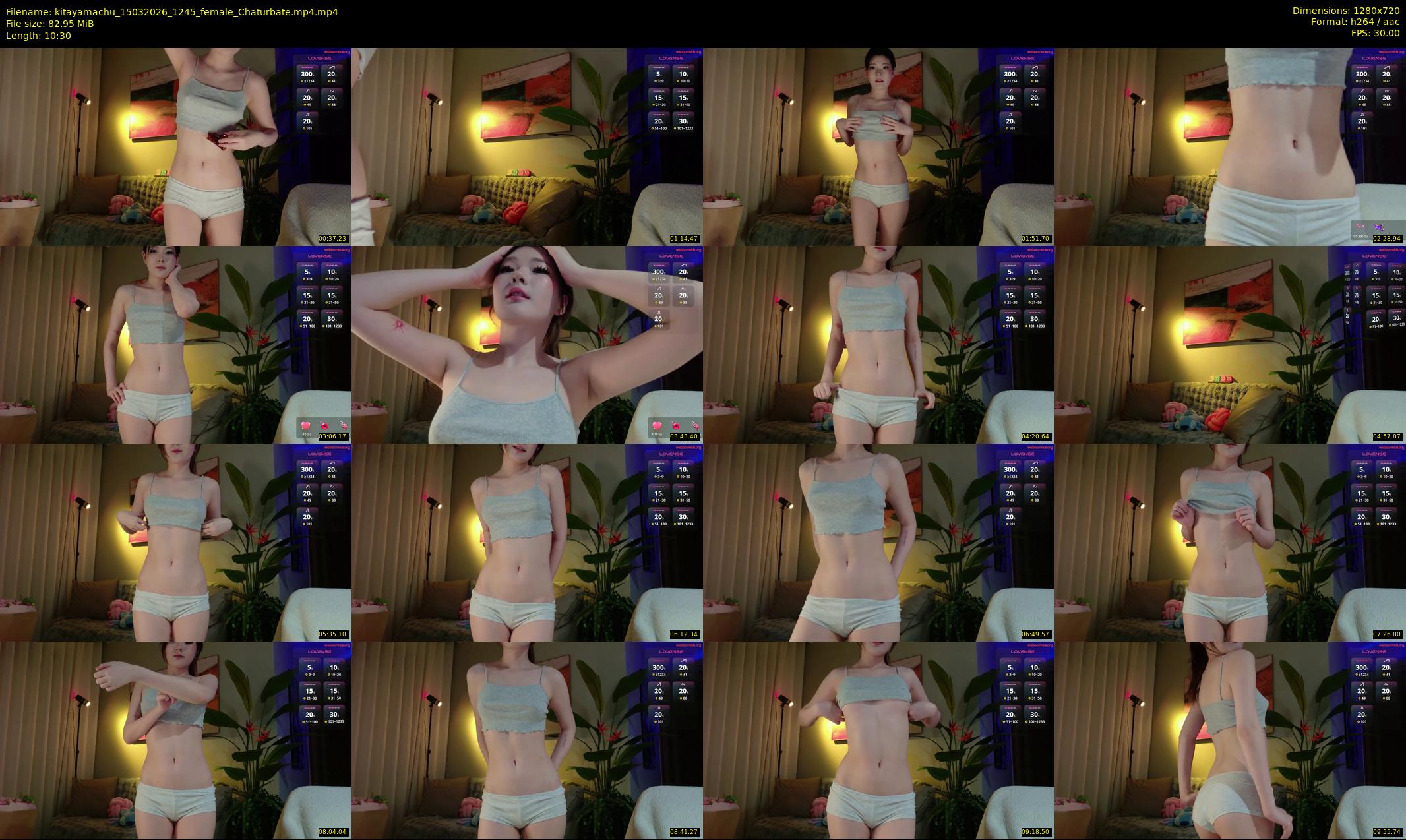 kitayamachu — 11 minute Chaturbate female cam show recording, 720p, Mar 15, 2026