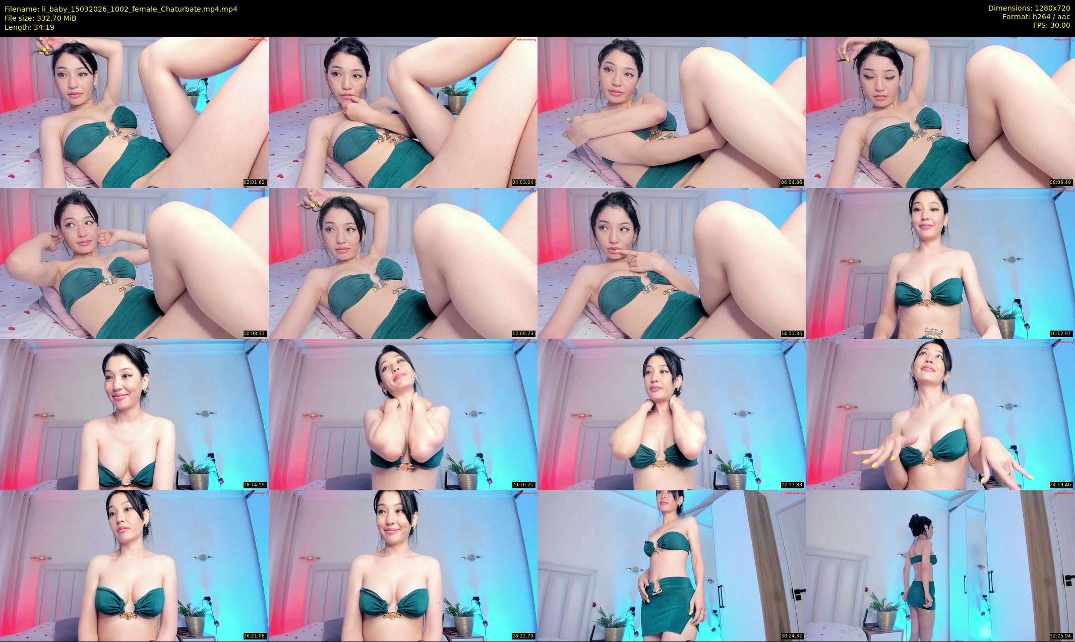 li_baby — 35 minute Chaturbate female cam show recording, 720p, Mar 15, 2026