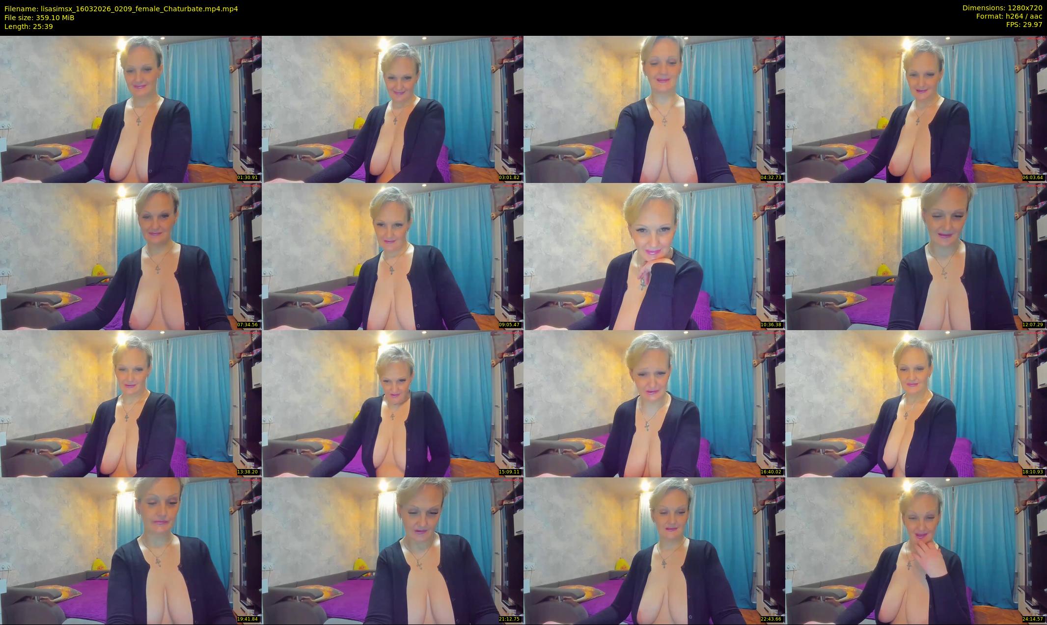 lisasimsx — 26 minute Chaturbate female cam show recording, 720p, Mar 16, 2026