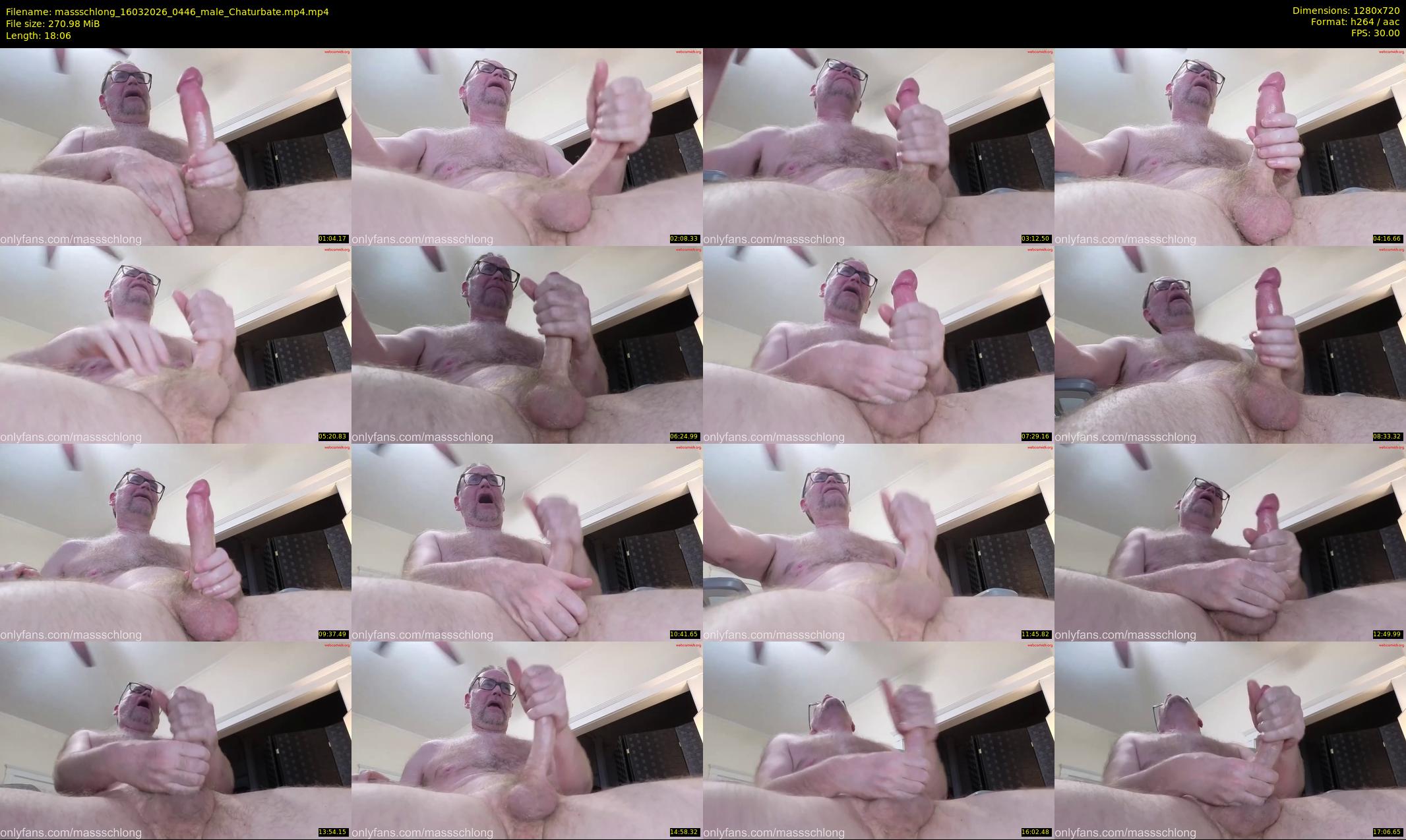 massschlong — 19 minute Chaturbate male cam show recording, 720p, Mar 16, 2026