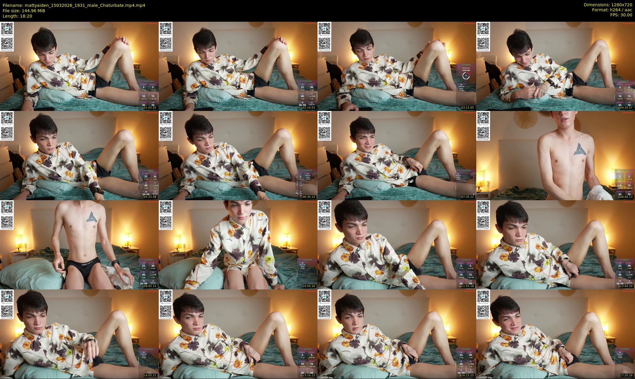 mattyaiden — 19 minute Chaturbate male cam show recording, 720p, Mar 15, 2026