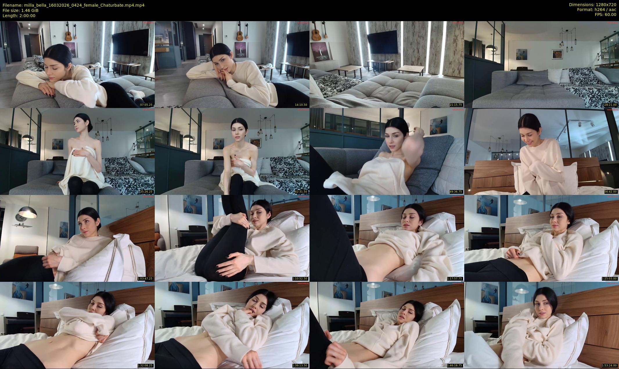 milla_bella — 120 minute Chaturbate female cam show recording, 720p, Mar 16, 2026