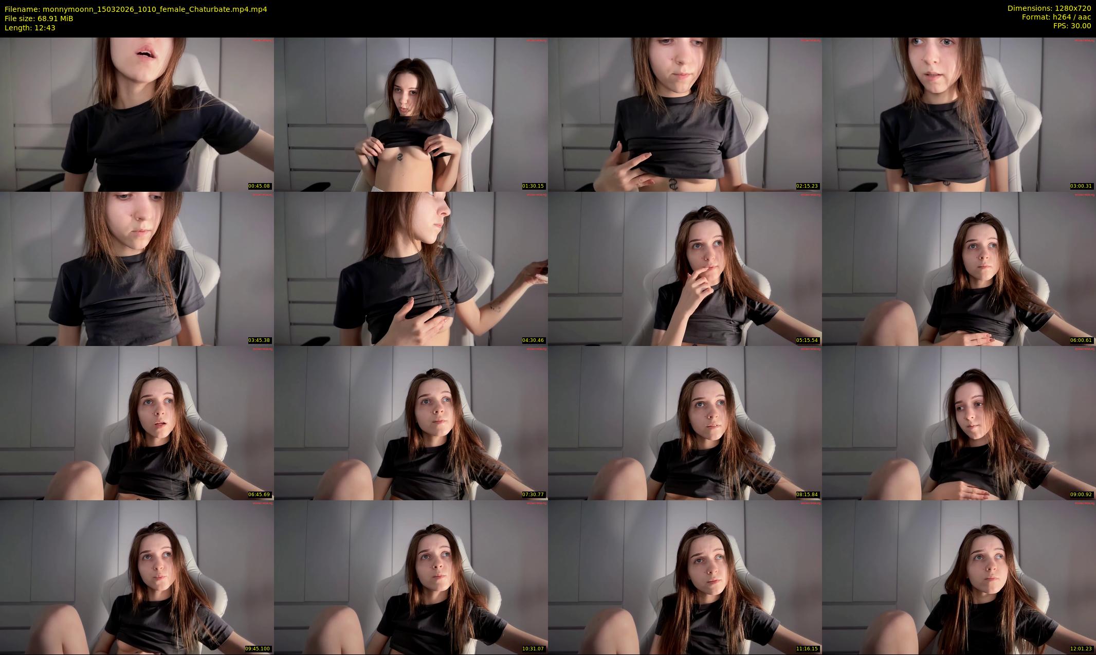 monnymoonn — 13 minute Chaturbate female cam show recording, 720p, Mar 15, 2026