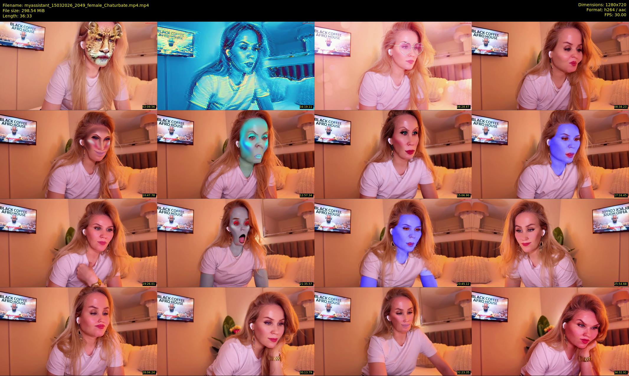 myassistant — 37 minute Chaturbate female cam show recording, 720p, Mar 15, 2026