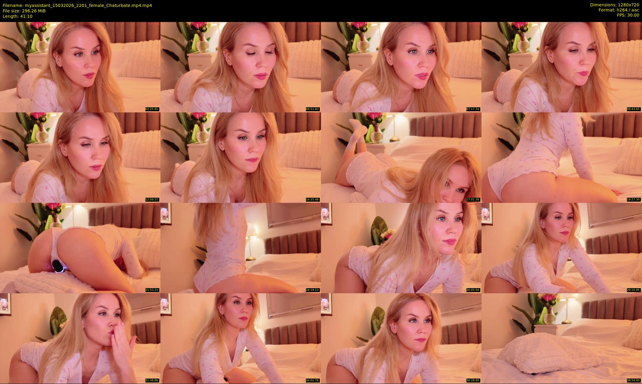 myassistant — 42 minute Chaturbate female cam show recording, 720p, Mar 15, 2026