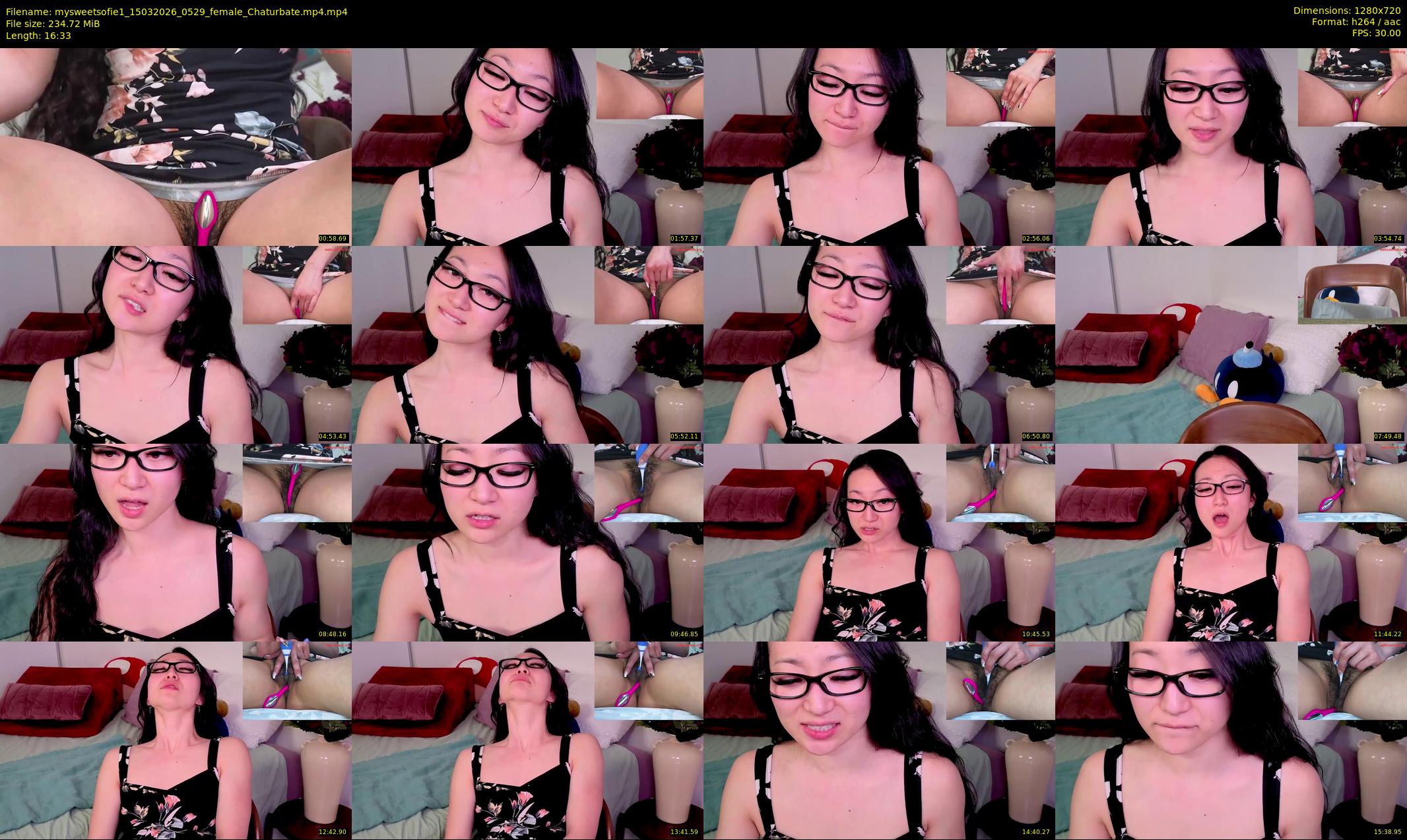 mysweetsofie1 — 17 minute Chaturbate female cam show recording, 720p, Mar 15, 2026