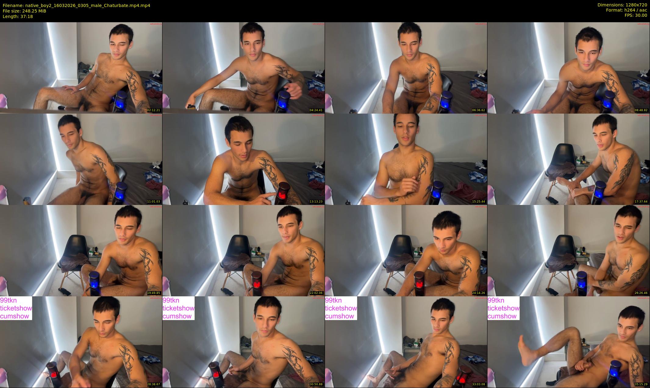 native_boy2 — 38 minute Chaturbate male cam show recording, 720p, Mar 16, 2026