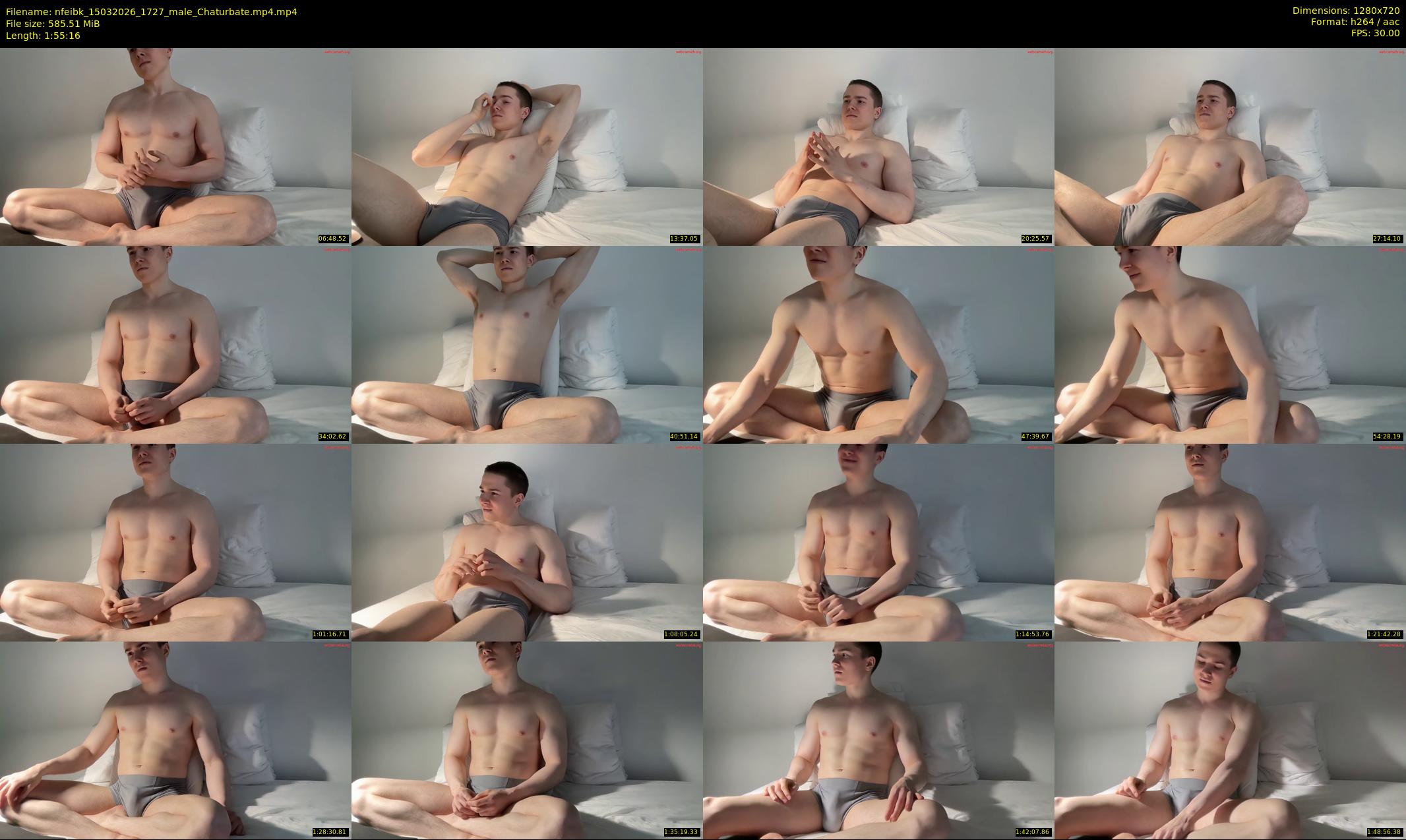 nfeibk — 116 minute Chaturbate male cam show recording, 720p, Mar 15, 2026