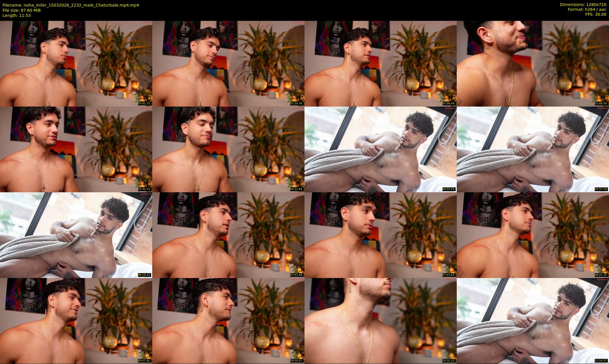 noha_miler — 12 minute Chaturbate male cam show recording, 720p, Mar 15, 2026
