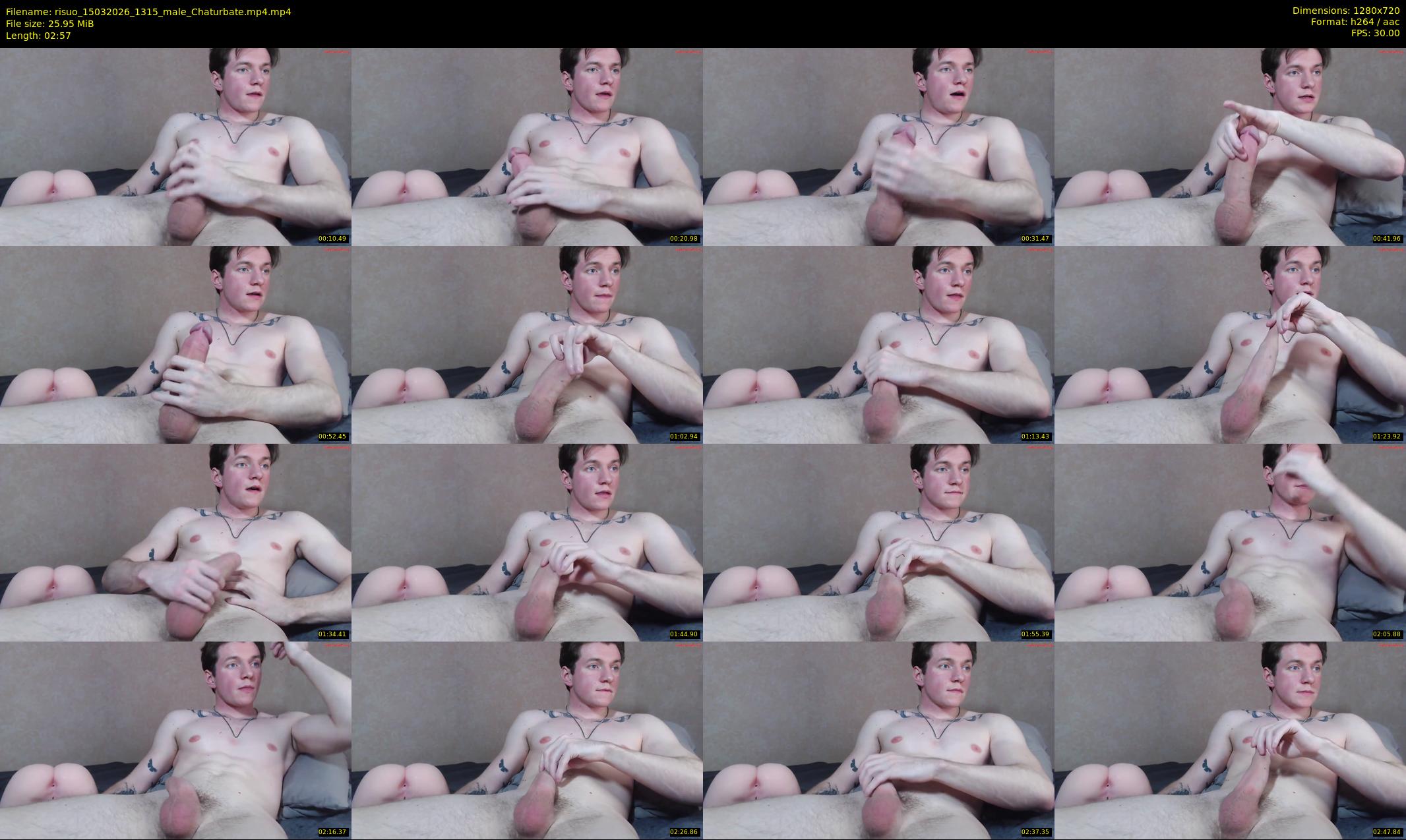 risuo — 3 minute Chaturbate male cam show recording, 720p, Mar 15, 2026