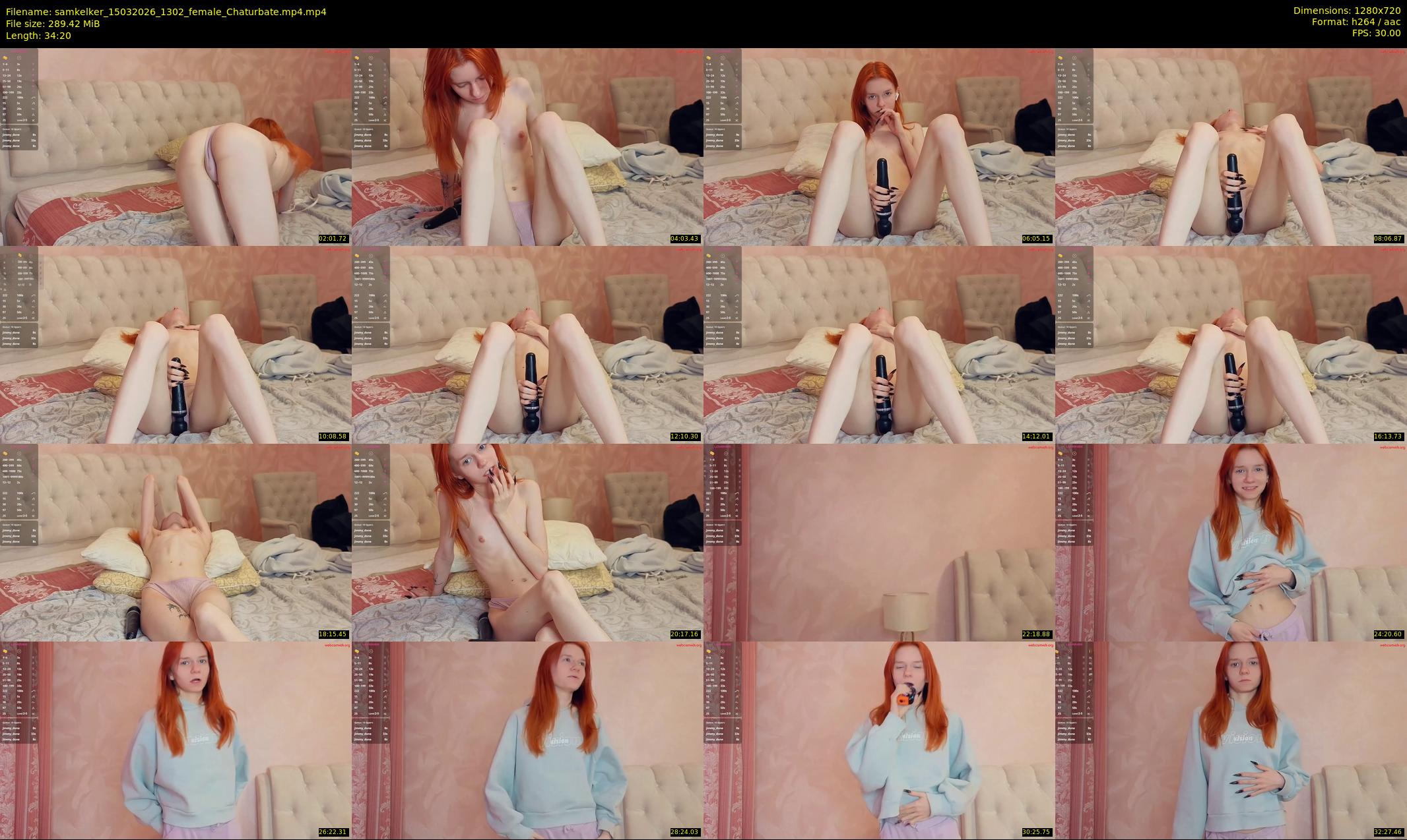 samkelker — 35 minute Chaturbate female cam show recording, 720p, Mar 15, 2026