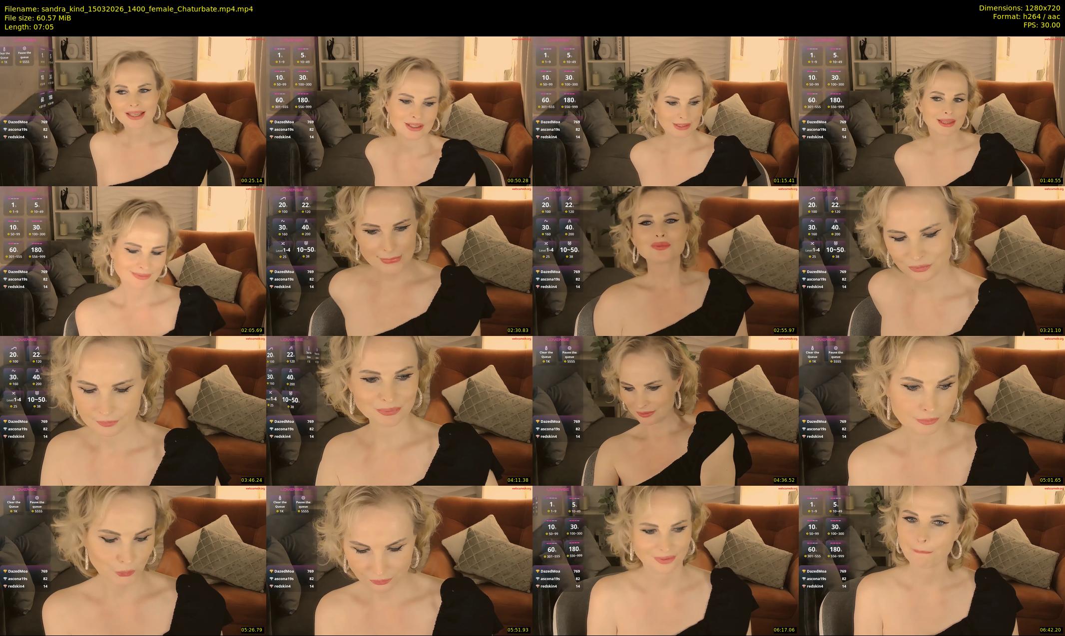 sandra_kind — 8 minute Chaturbate female cam show recording, 720p, Mar 15, 2026