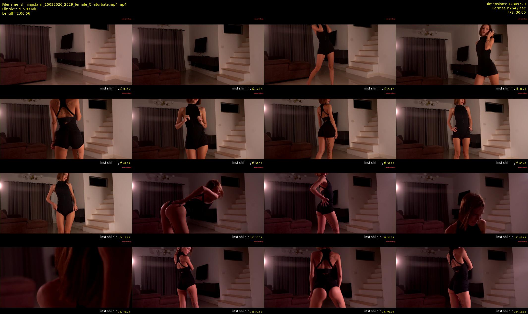 shiningstarrr — 121 minute Chaturbate female cam show recording, 720p, Mar 15, 2026