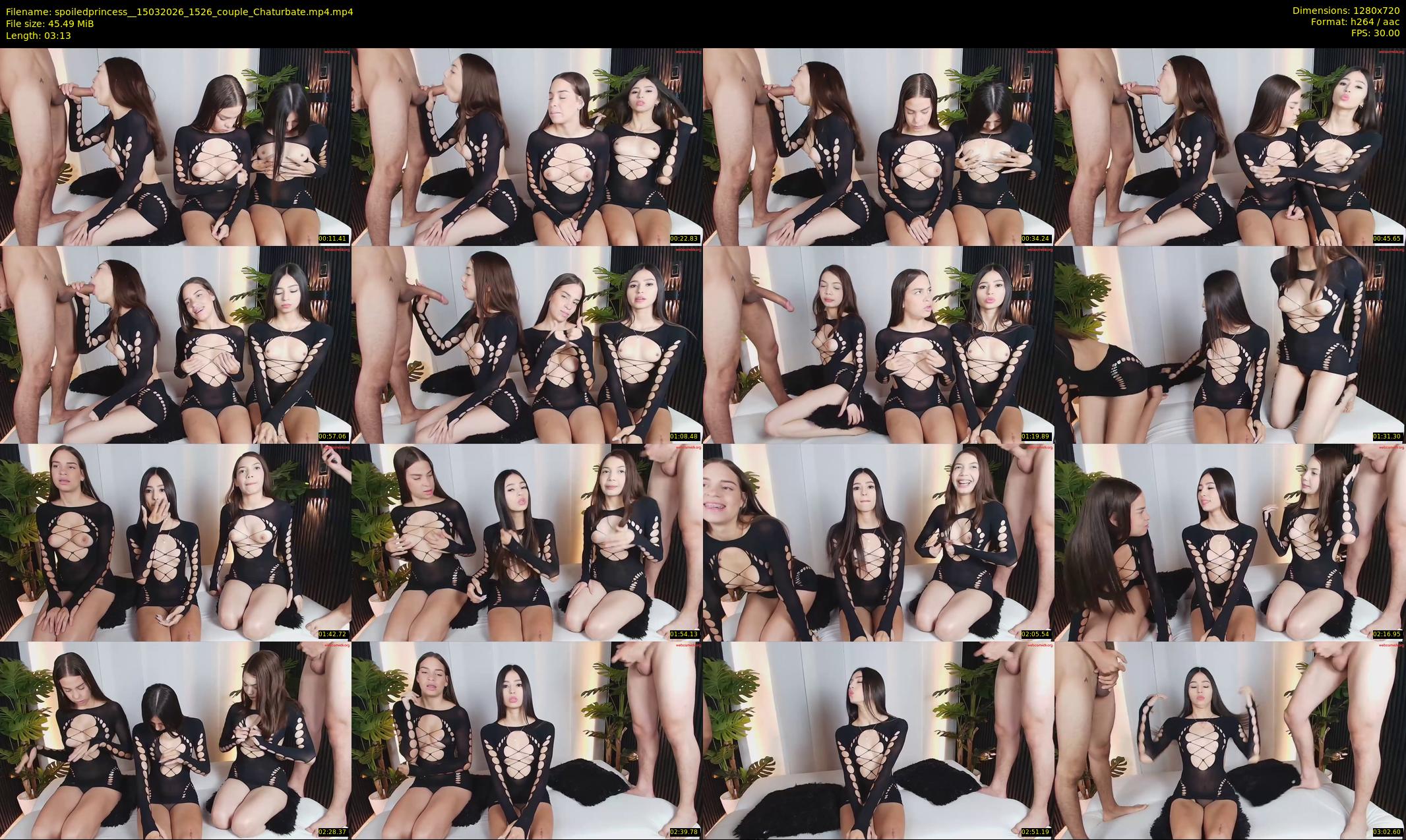 spoiledprincess_ — 4 minute Chaturbate couple cam show recording, 720p, Mar 15, 2026