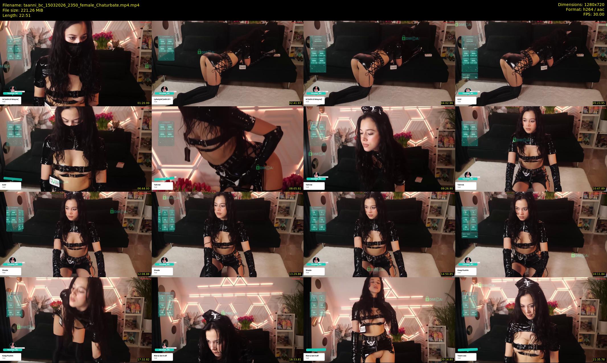 taanni_bc — 23 minute Chaturbate female cam show recording, 720p, Mar 15, 2026