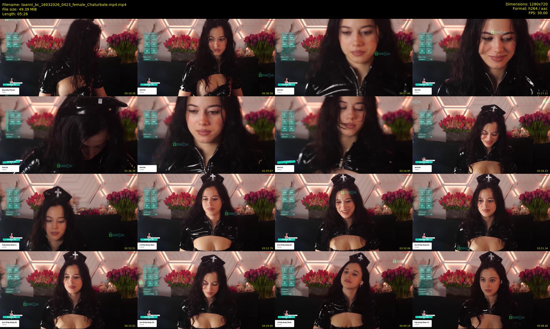 taanni_bc — 6 minute Chaturbate female cam show recording, 720p, Mar 16, 2026