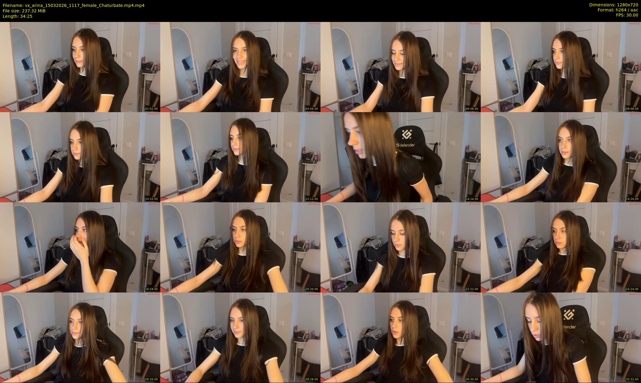 vx_arina — 35 minute Chaturbate female cam show recording, 720p, Mar 15, 2026
