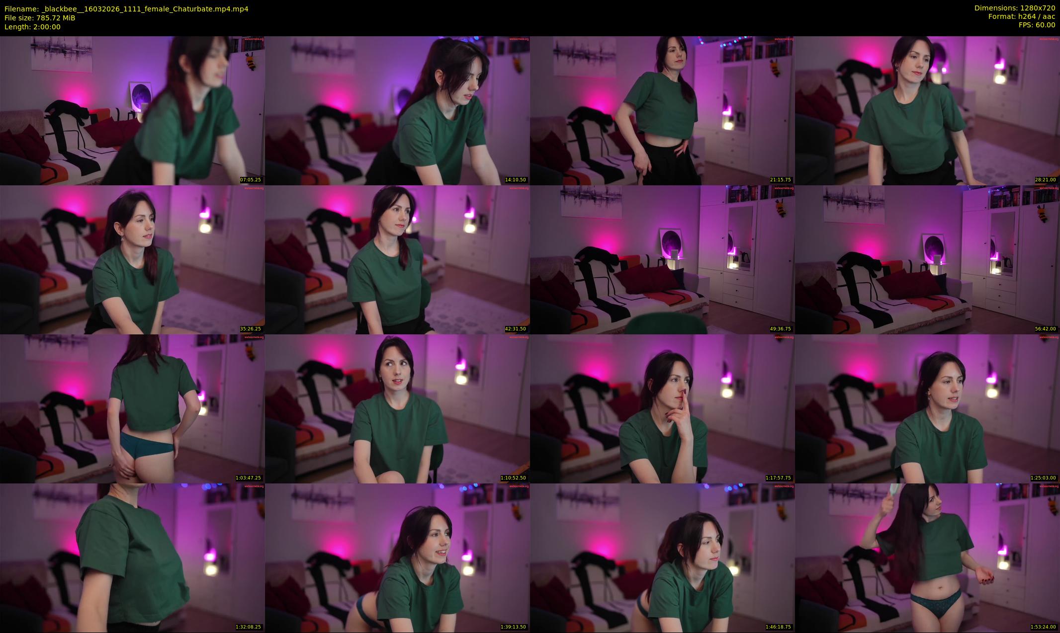 _blackbee_ — 120 minute Chaturbate female cam show recording, 720p, Mar 16, 2026