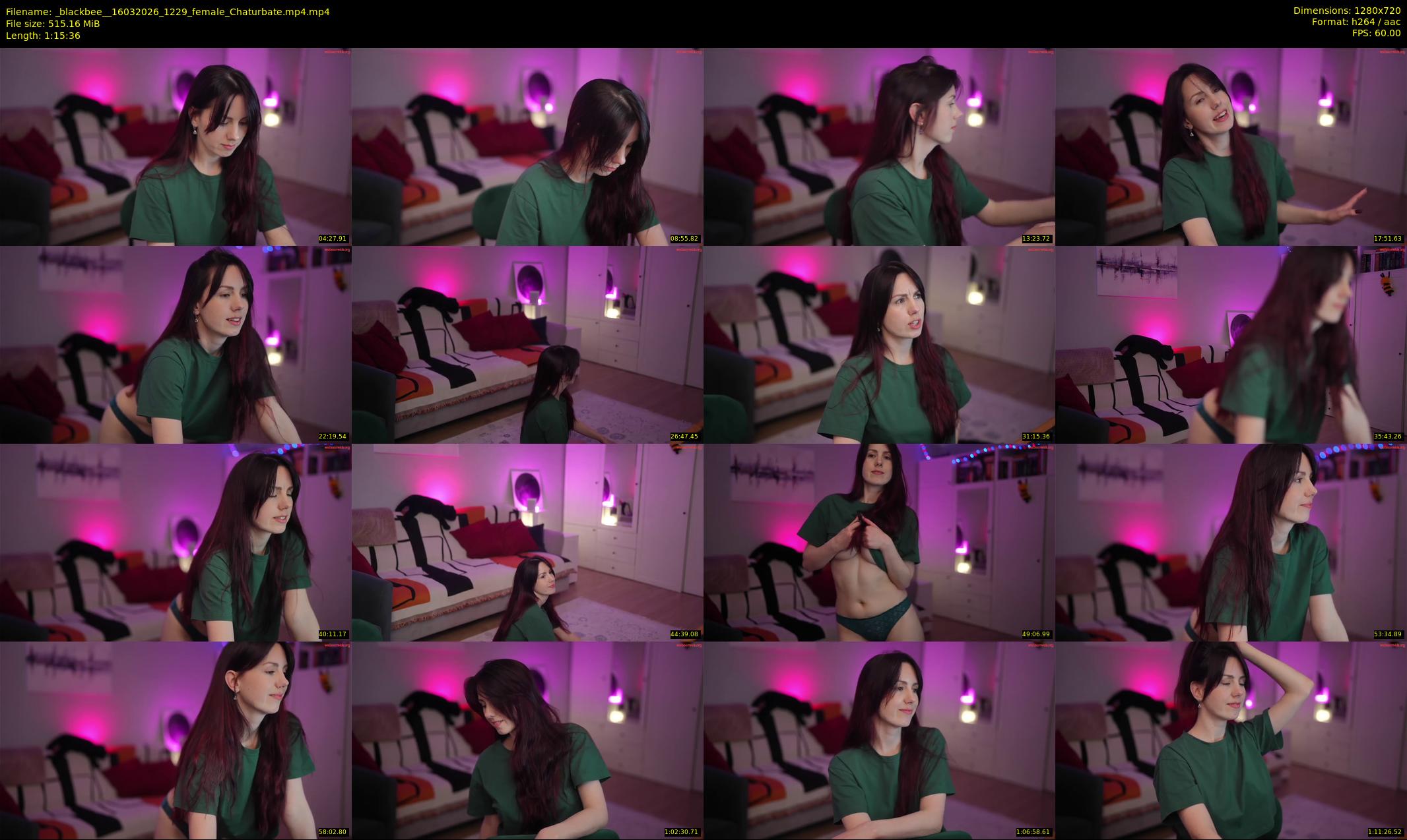 _blackbee_ — 76 minute Chaturbate female cam show recording, 720p, Mar 16, 2026
