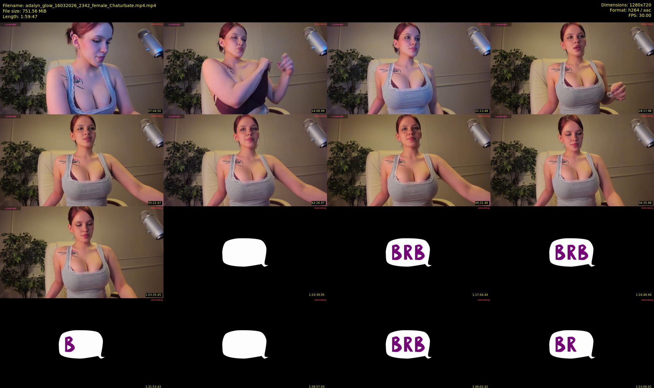 adalyn_glow — 120 minute Chaturbate female cam show recording, 720p, Mar 16, 2026