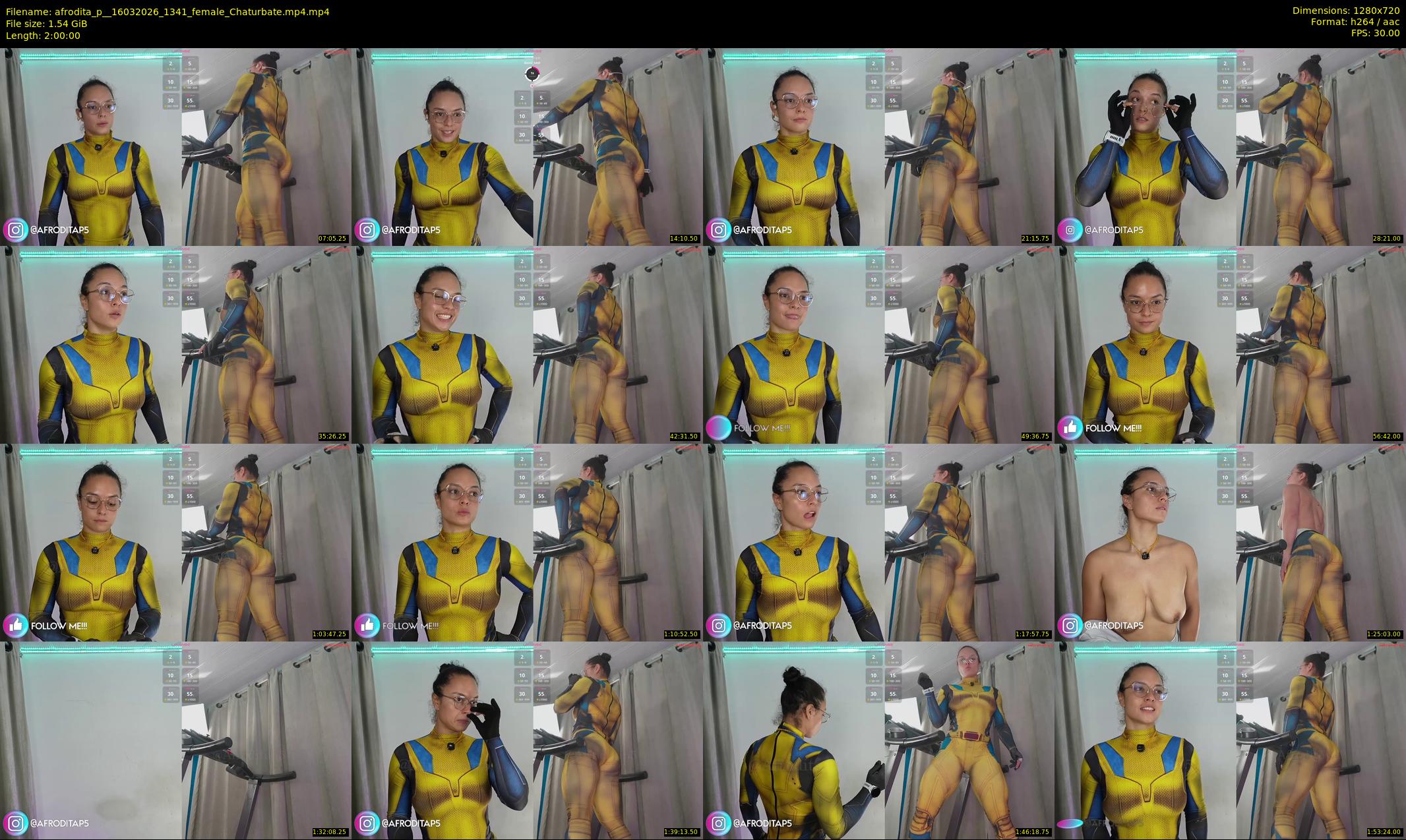 afrodita_p_ — 120 minute Chaturbate female cam show recording, 720p, Mar 16, 2026