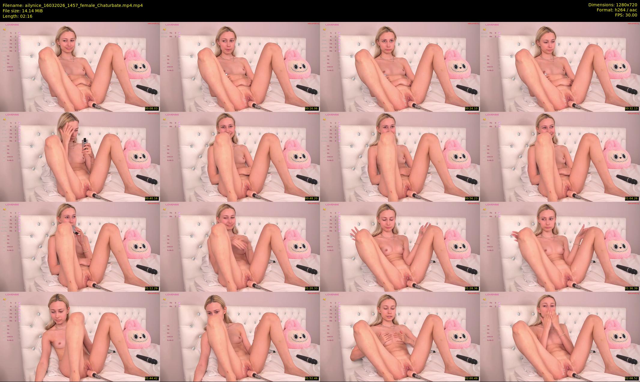 ailynice — 3 minute Chaturbate female cam show recording, 720p, Mar 16, 2026