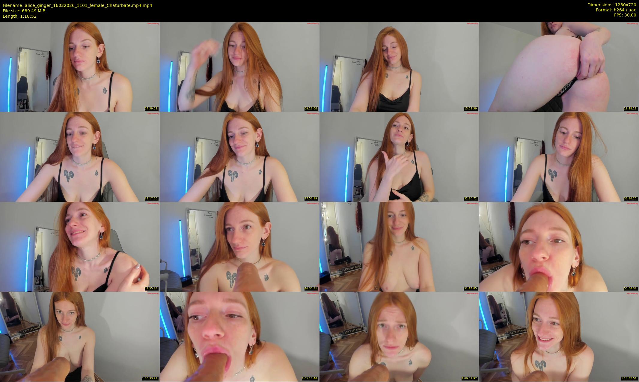alice_ginger — 79 minute Chaturbate female cam show recording, 720p, Mar 16, 2026
