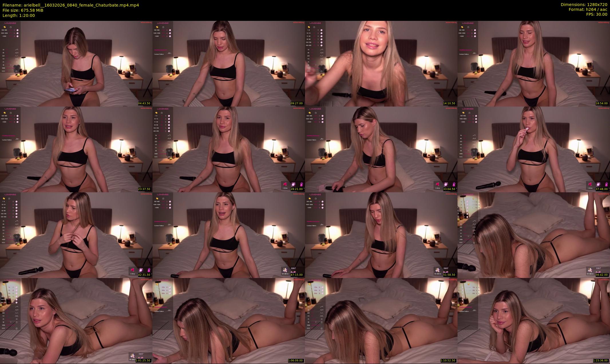 arielbell_ — 80 minute Chaturbate female cam show recording, 720p, Mar 16, 2026