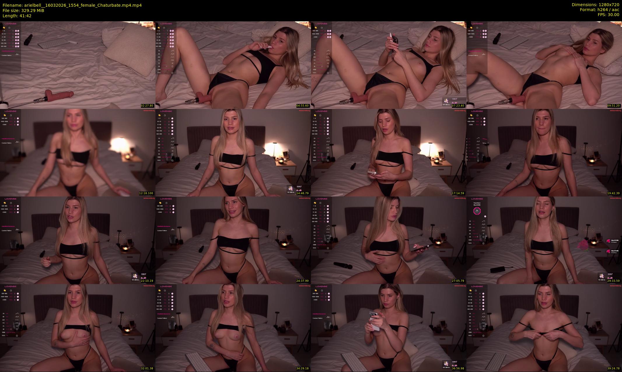 arielbell_ — 42 minute Chaturbate female cam show recording, 720p, Mar 16, 2026