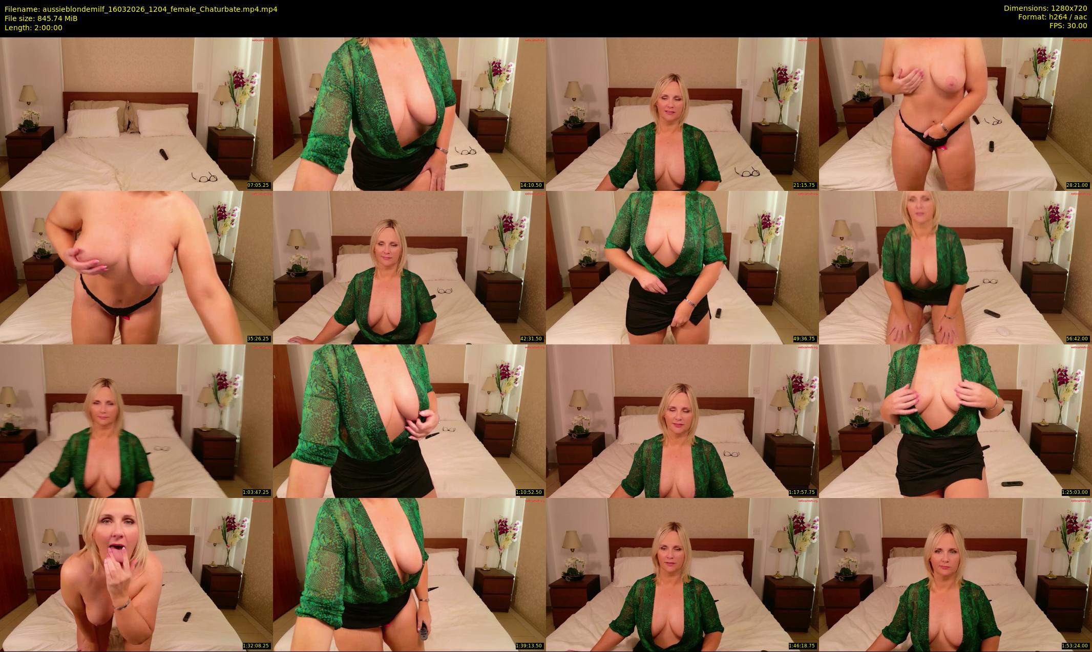 aussieblondemilf — 120 minute Chaturbate female cam show recording, 720p, Mar 16, 2026