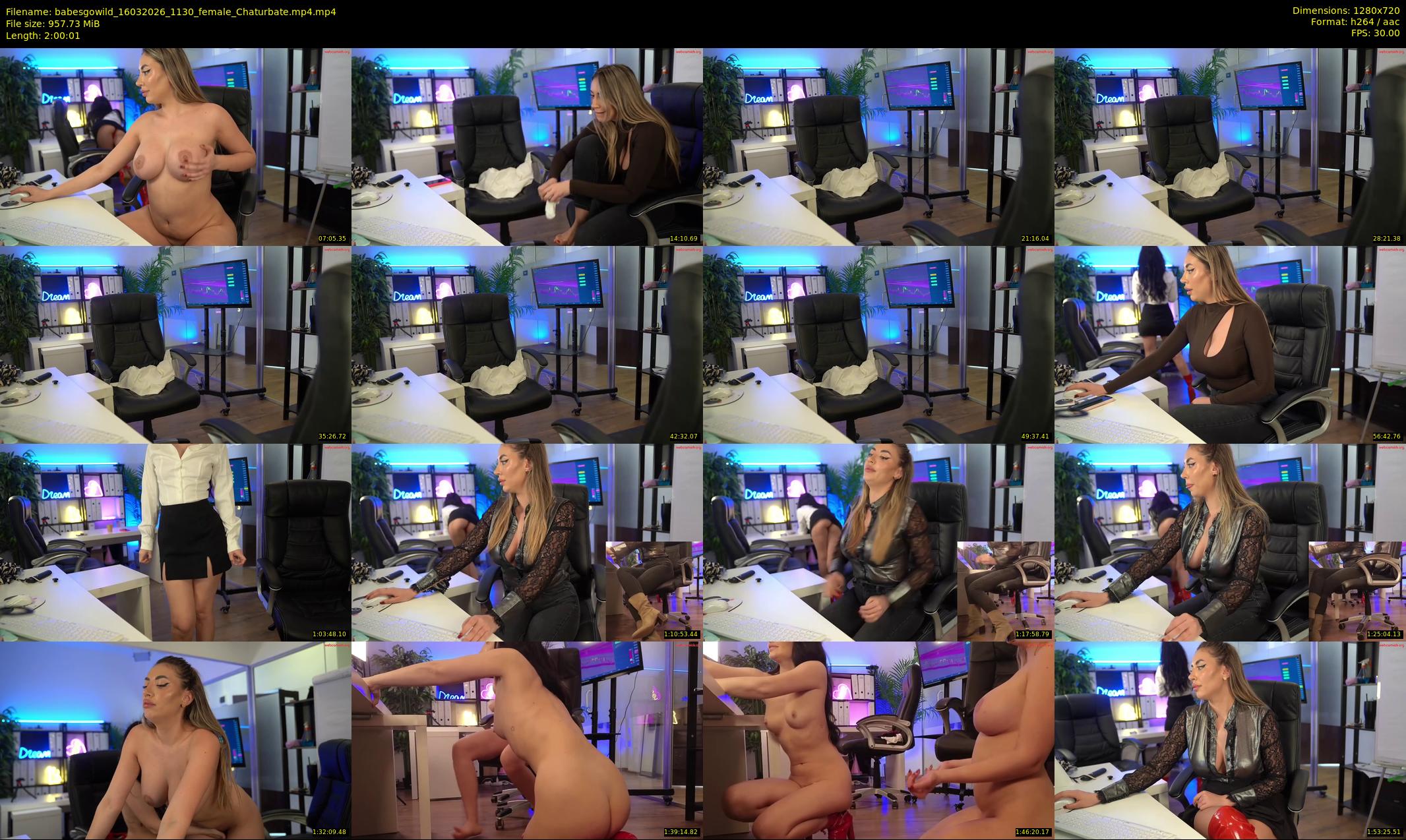 babesgowild — 121 minute Chaturbate couple cam show recording, 720p, Mar 16, 2026