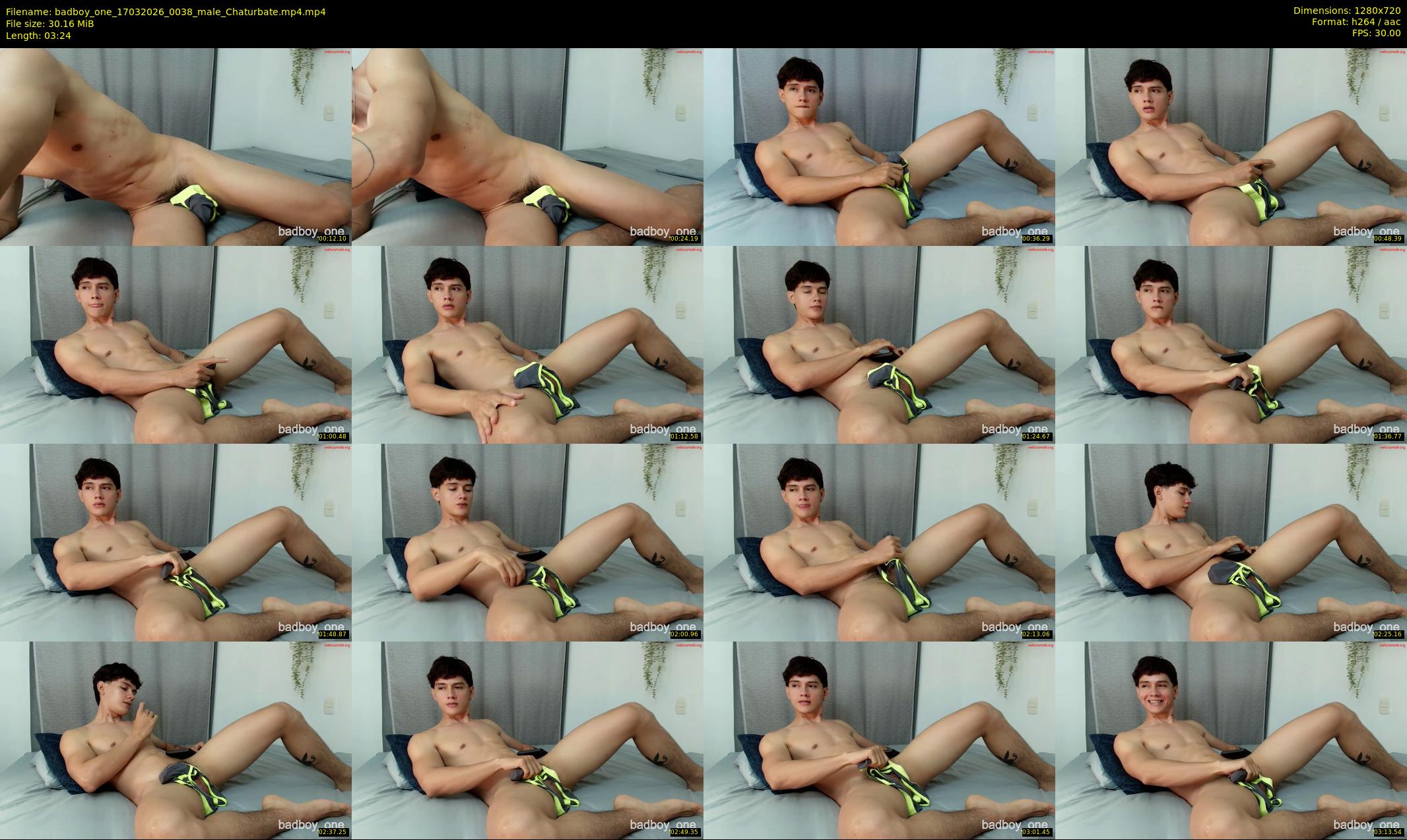 badboy_one — 4 minute Chaturbate male cam show recording, 720p, Mar 17, 2026