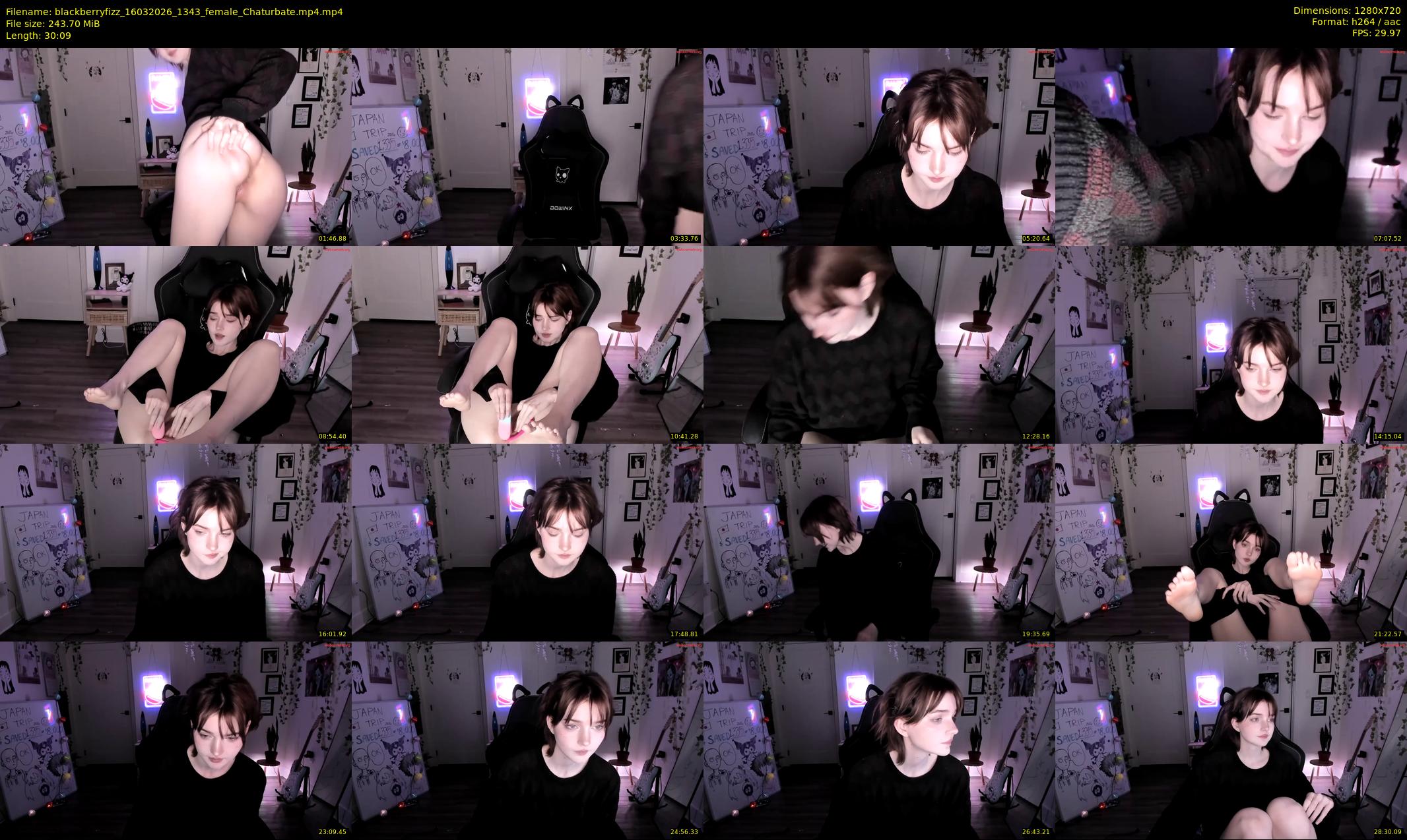 blackberryfizz — 31 minute Chaturbate female cam show recording, 720p, Mar 16, 2026