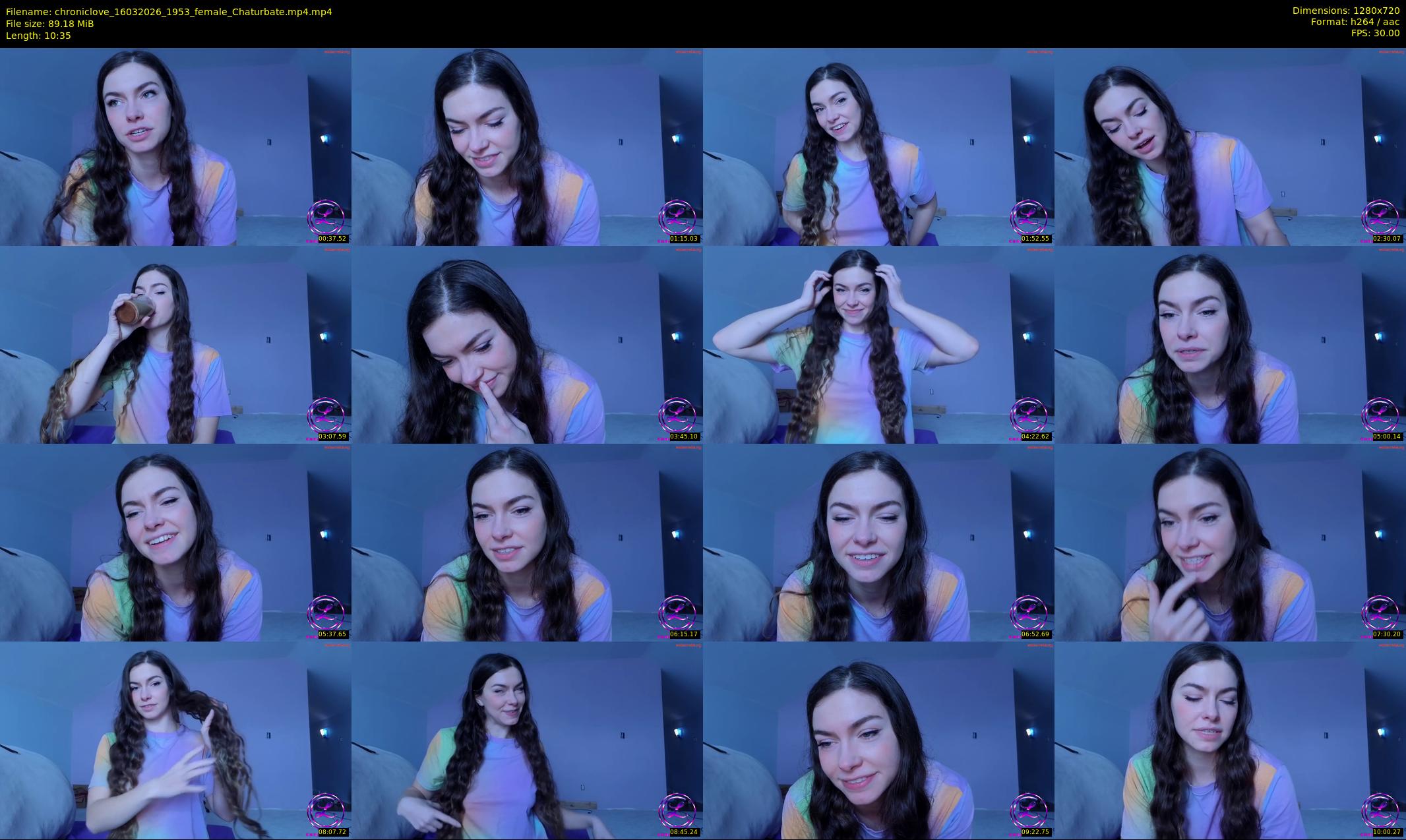 chroniclove — 11 minute Chaturbate female cam show recording, 720p, Mar 16, 2026