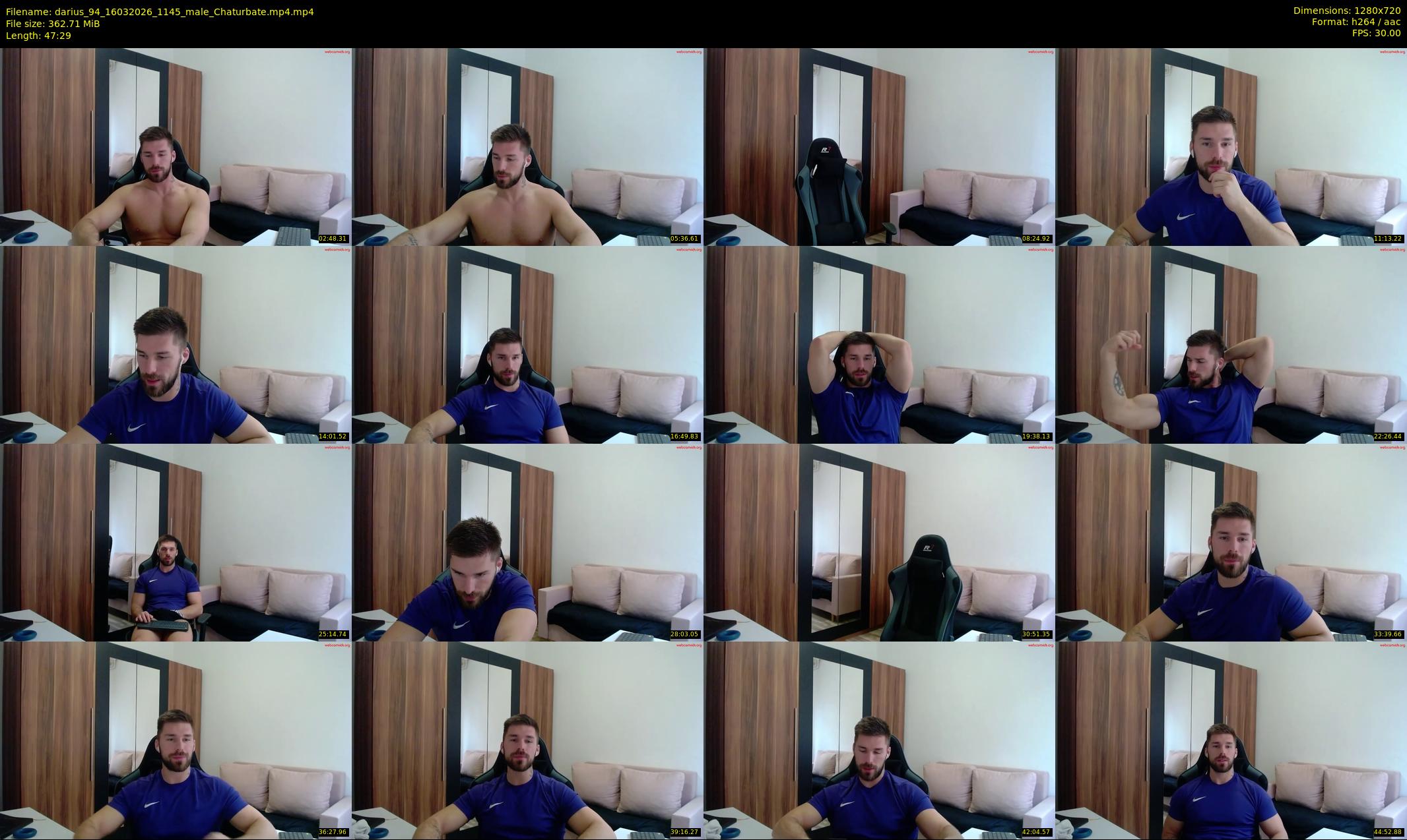 darius_94 — 48 minute Chaturbate male cam show recording, 720p, Mar 16, 2026