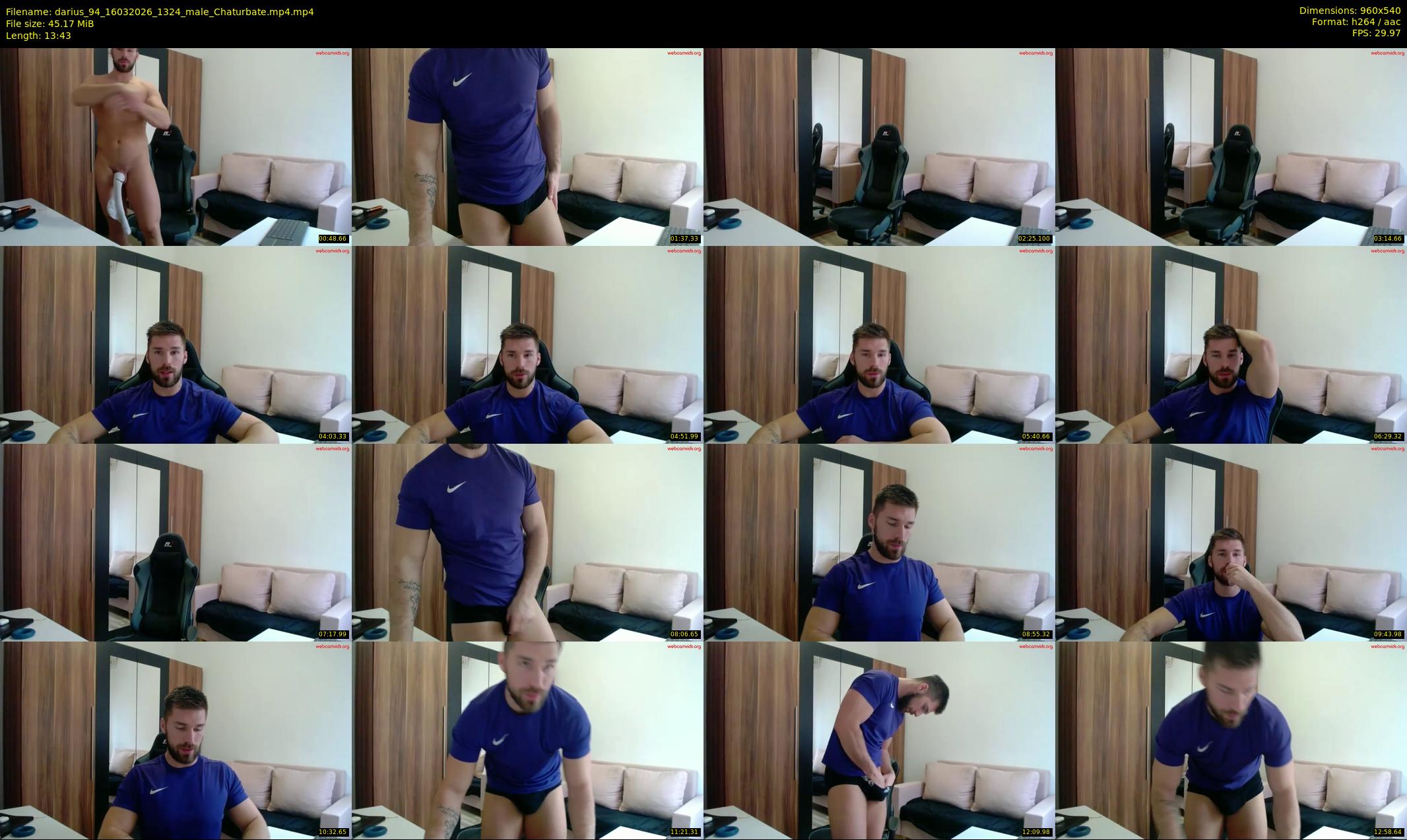 darius_94 — 14 minute Chaturbate male cam show recording, 480p, Mar 16, 2026