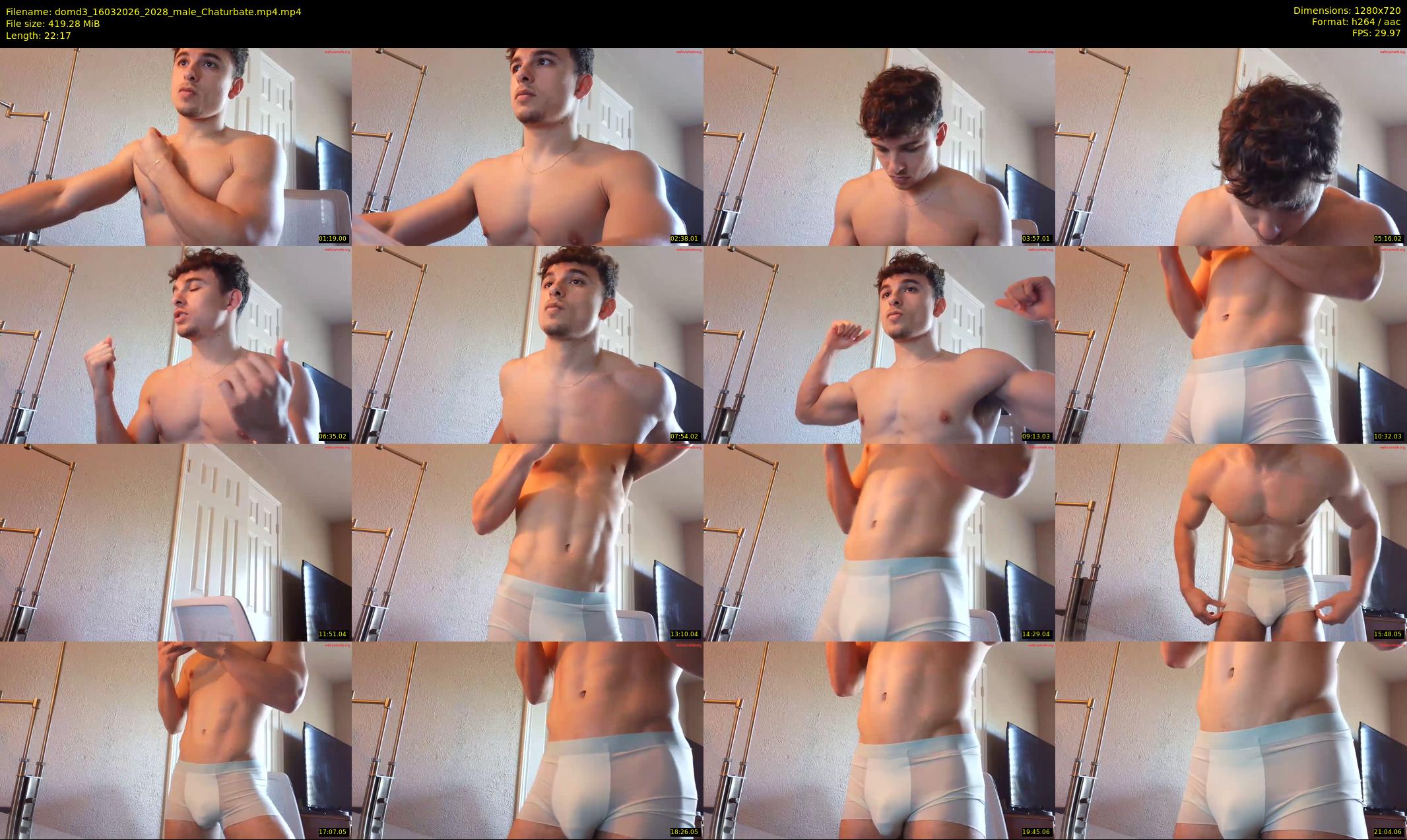 domd3 — 23 minute Chaturbate male cam show recording, 720p, Mar 16, 2026